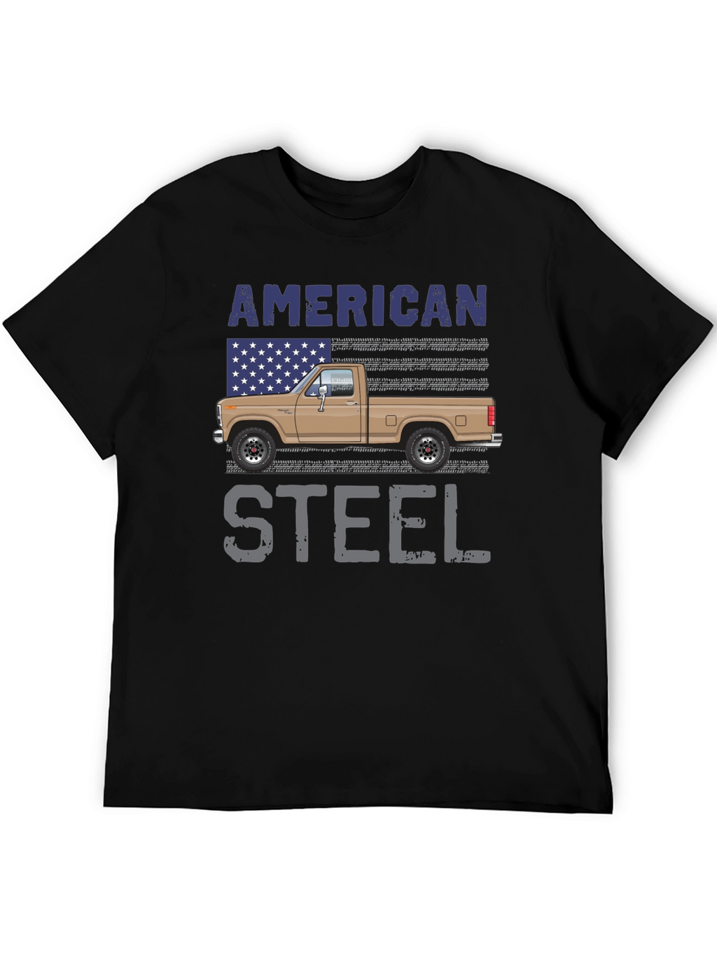 American Steel Truck Graphic T-Shirt
