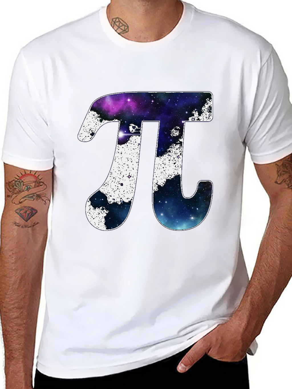 Cosmic Pi Symbol T-Shirt