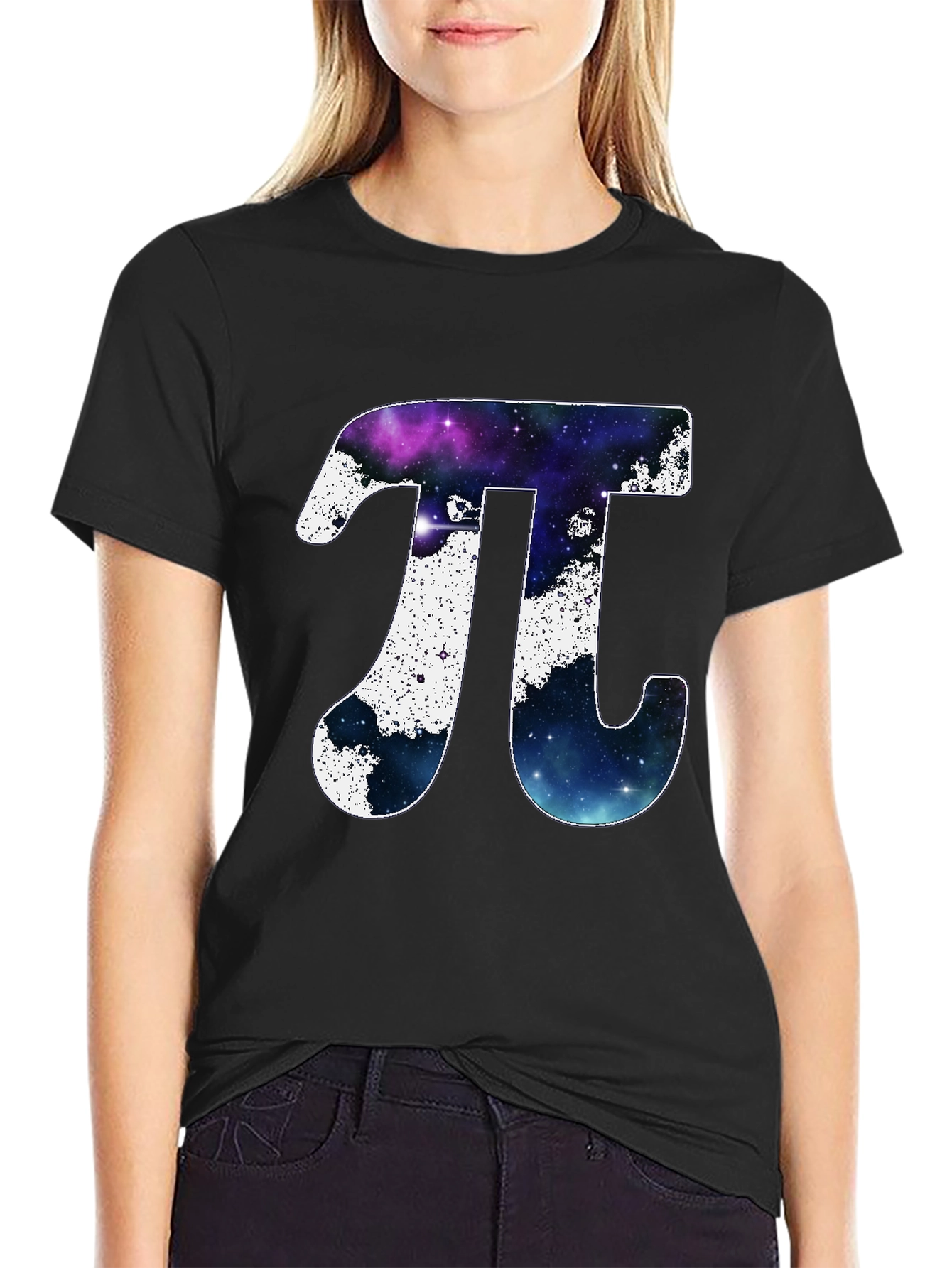 Cosmic Pi Symbol T-Shirt