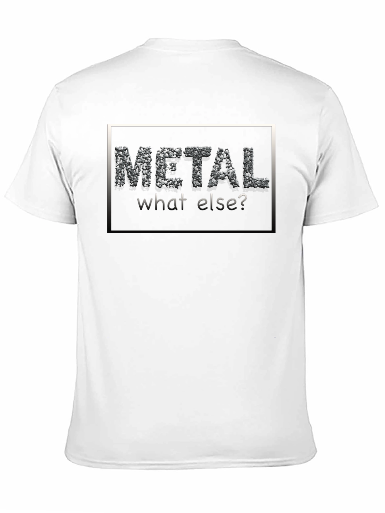 Metal What Else? Black Graphic T-Shirt