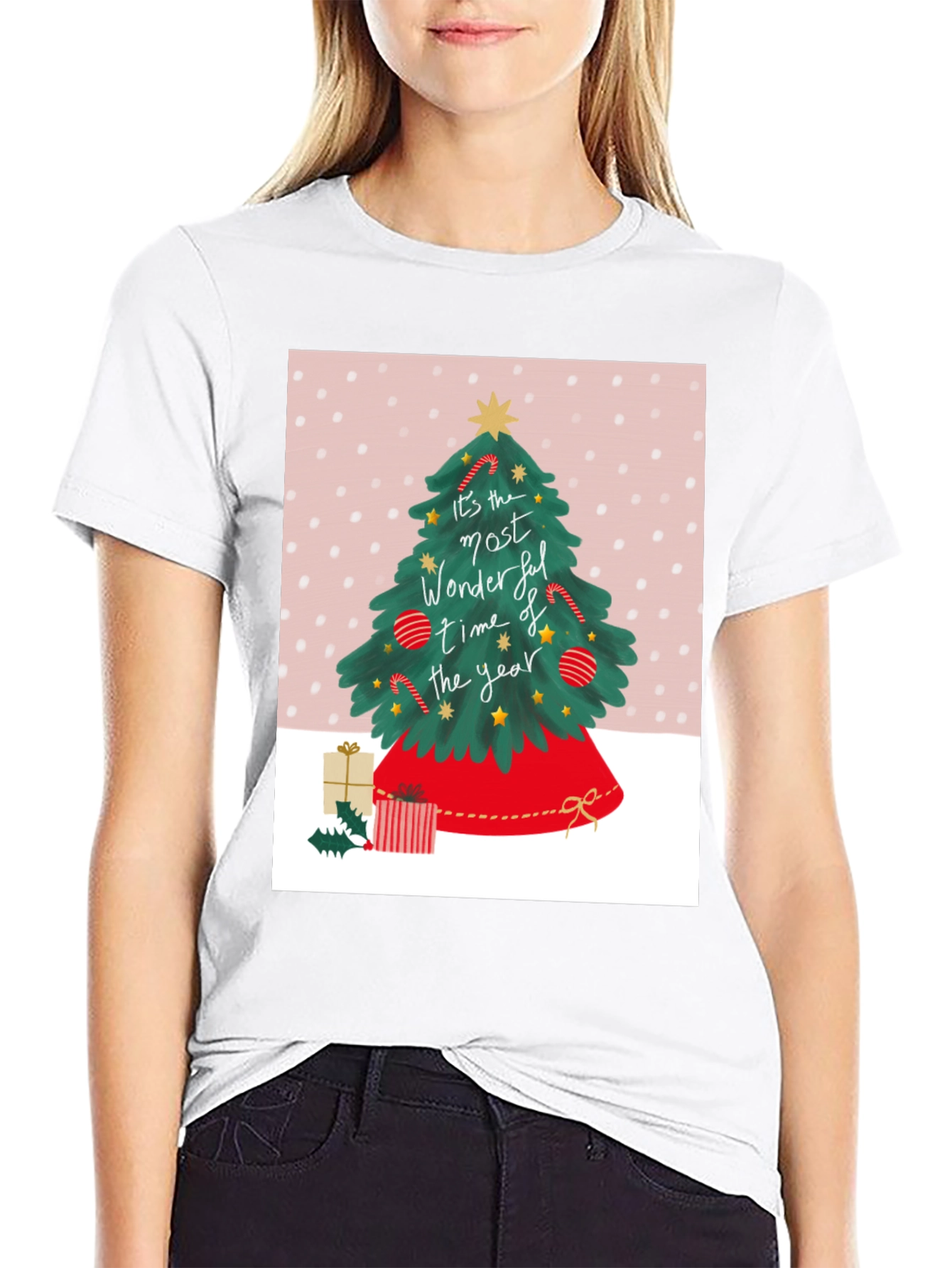 Wonderful Time of the Year Christmas Tree T-Shirt