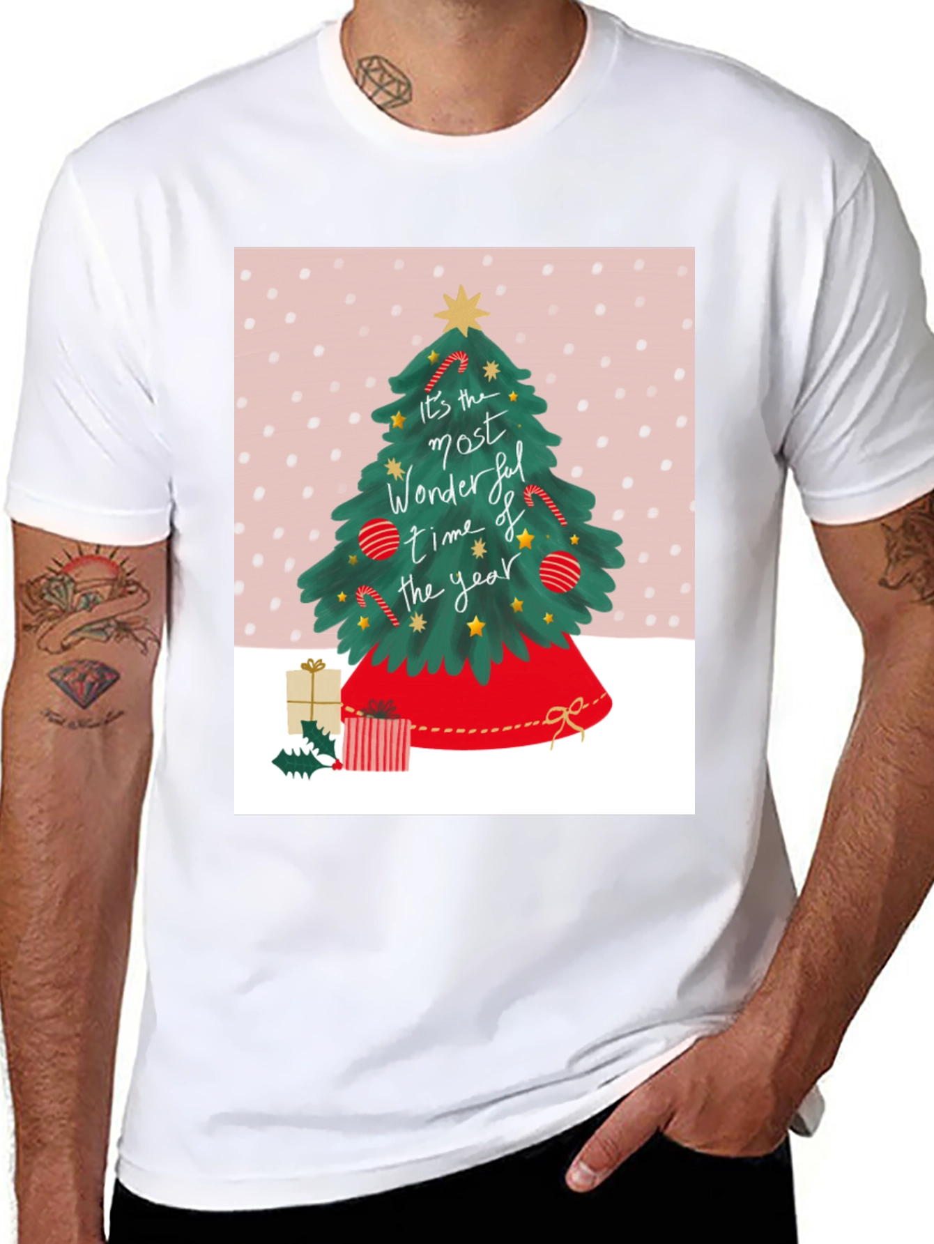 Wonderful Time of the Year Christmas Tree T-Shirt