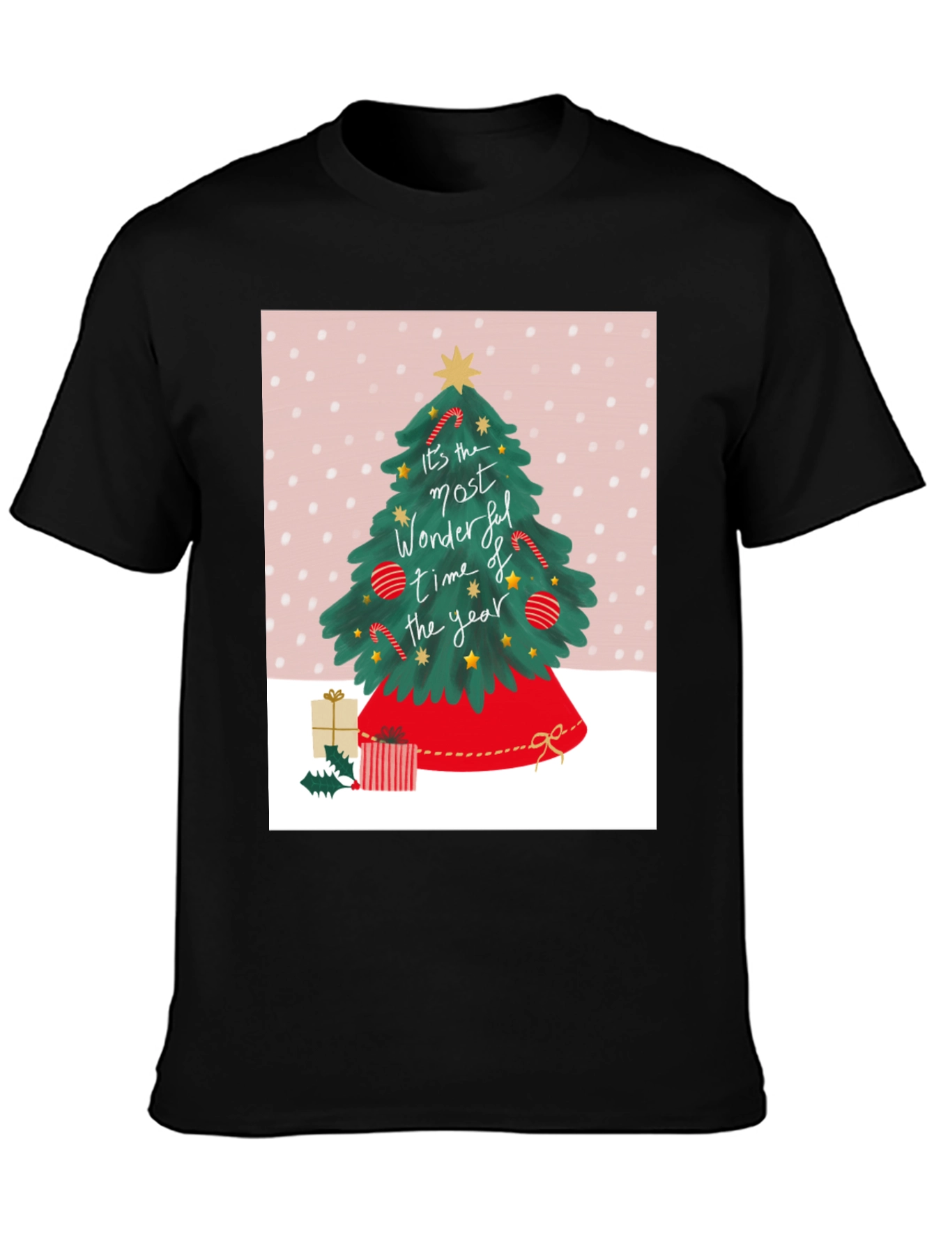 Wonderful Time of the Year Christmas Tree T-Shirt