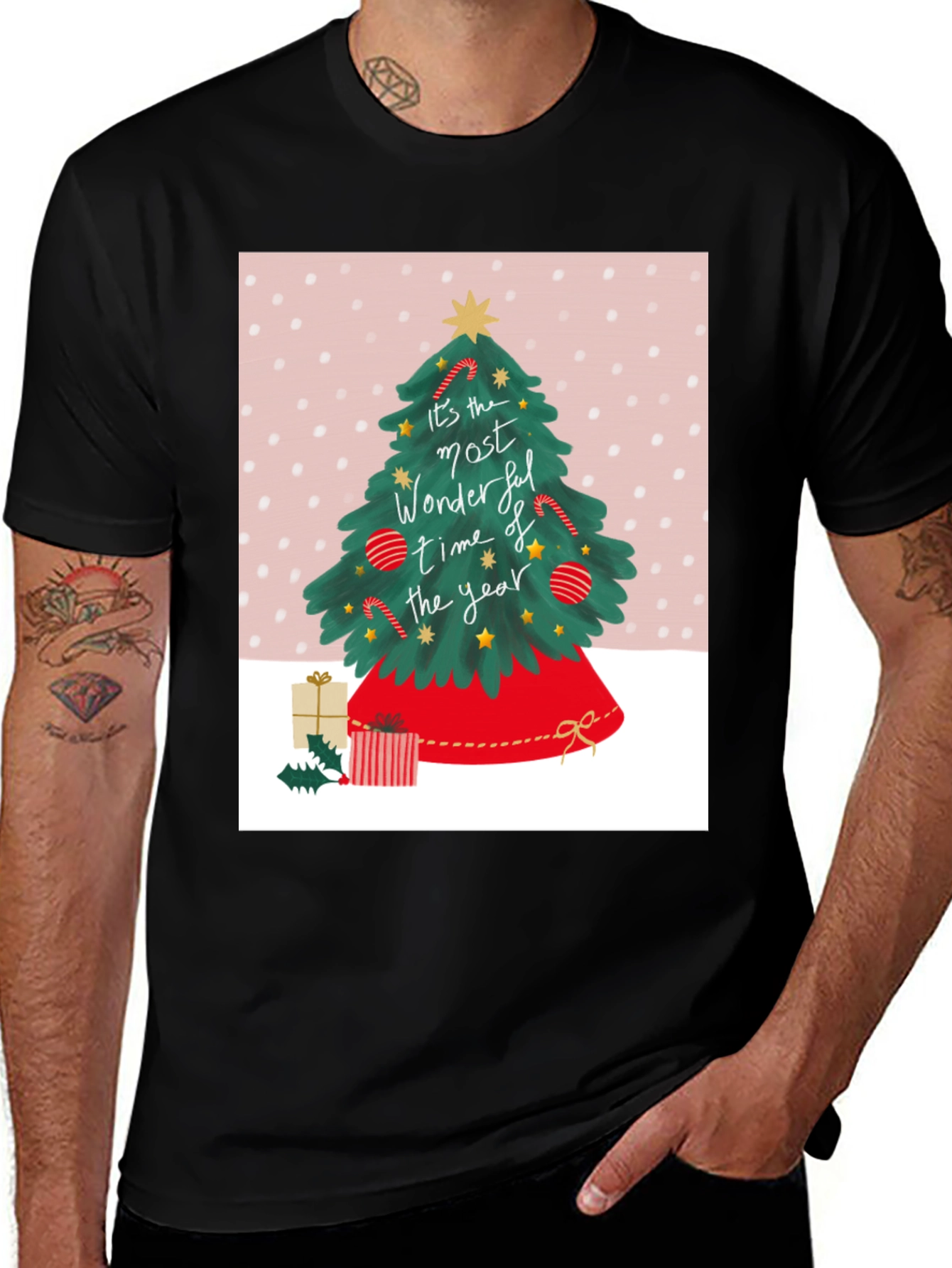 Wonderful Time of the Year Christmas Tree T-Shirt