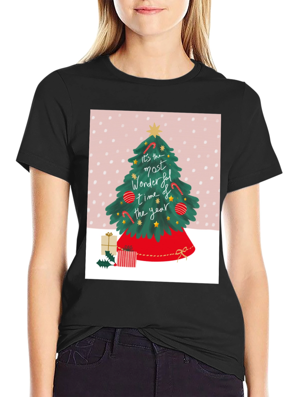 Wonderful Time of the Year Christmas Tree T-Shirt