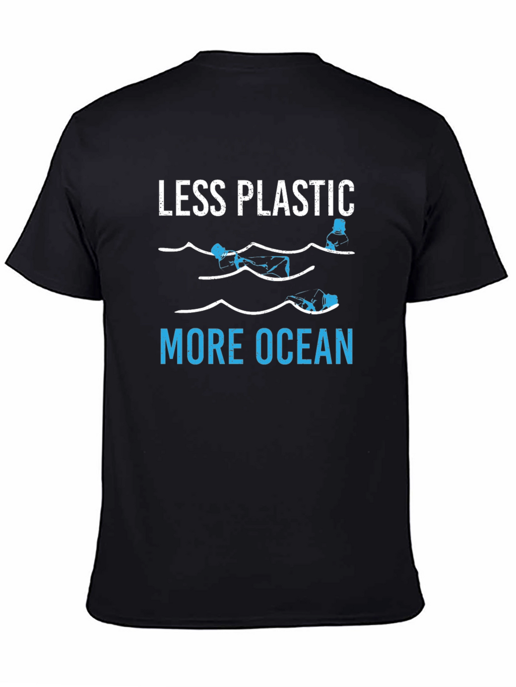 Less Plastic More Ocean Graphic Tee