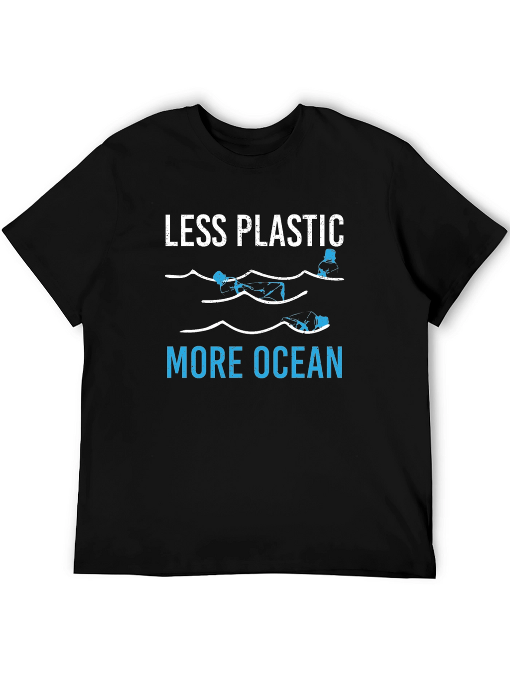 Less Plastic More Ocean Graphic Tee
