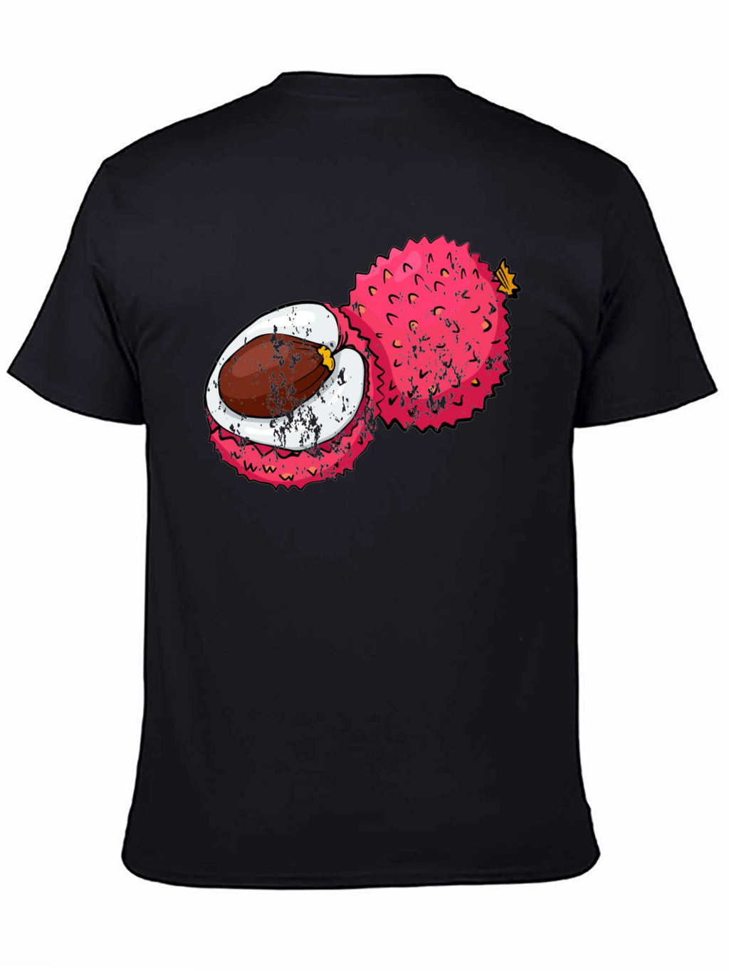 Lychee Fruit Graphic Tee - Tropical Fruit Shirt