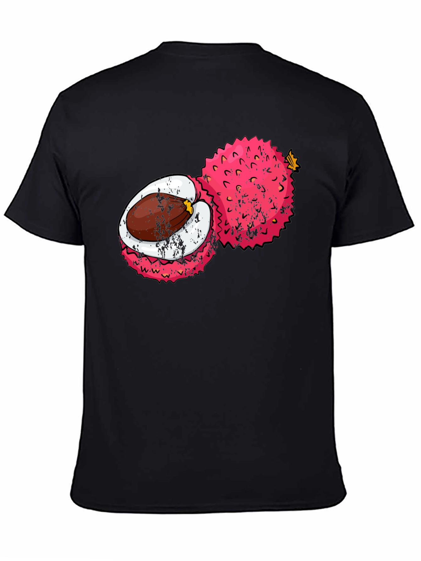 Lychee Fruit Graphic Tee - Tropical Fruit Shirt