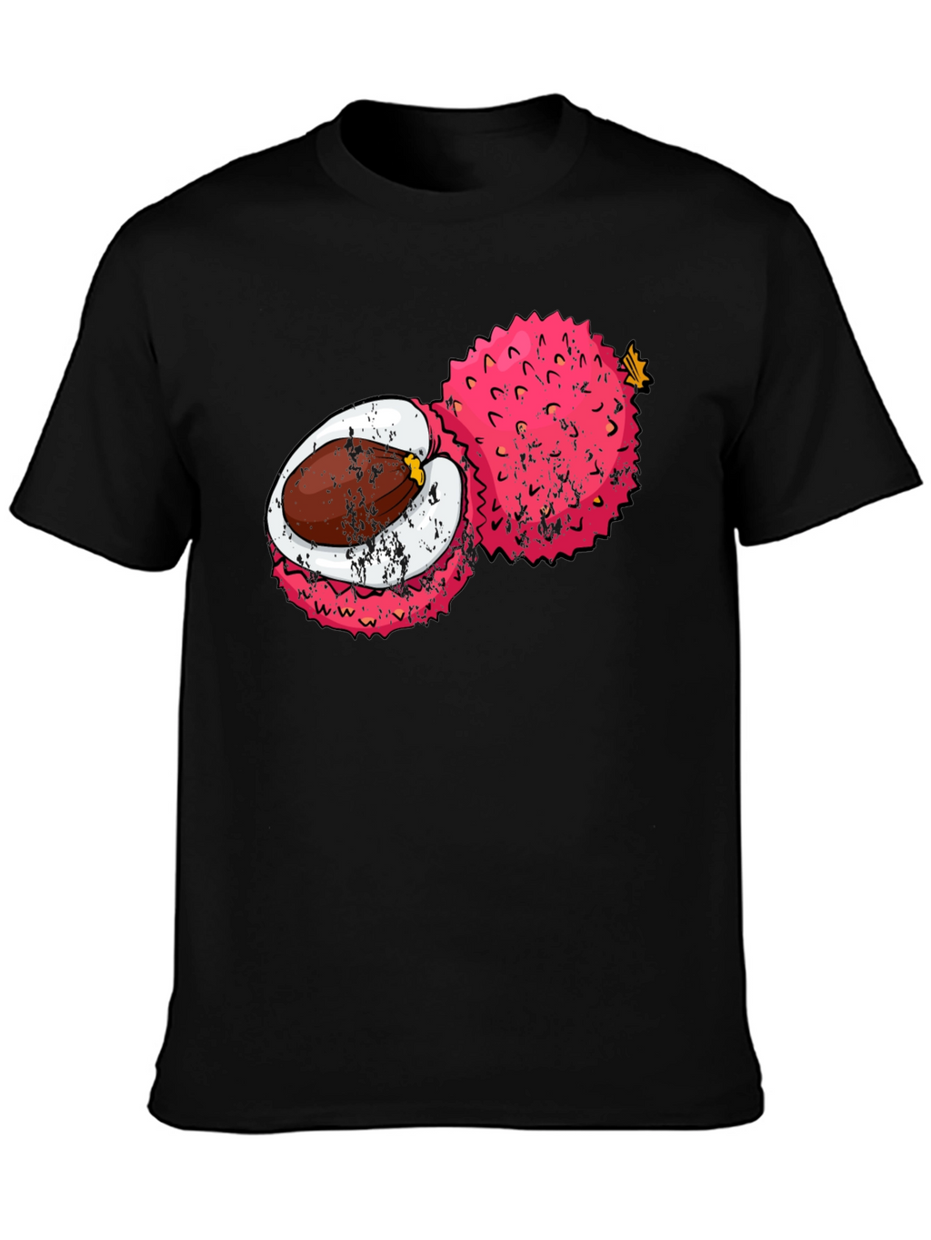 Lychee Fruit Graphic Tee - Tropical Fruit Shirt