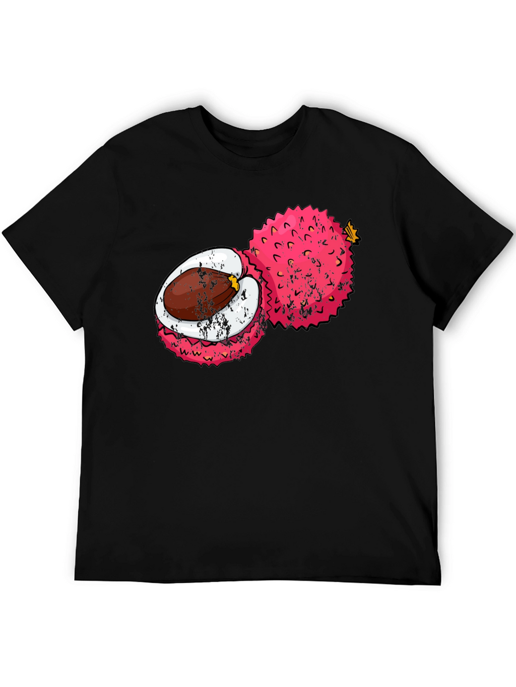 Lychee Fruit Graphic Tee - Tropical Fruit Shirt
