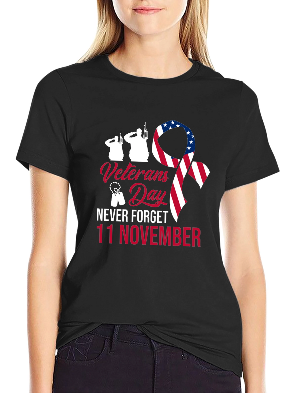 Veterans Day T-Shirt - Never Forget 11 November