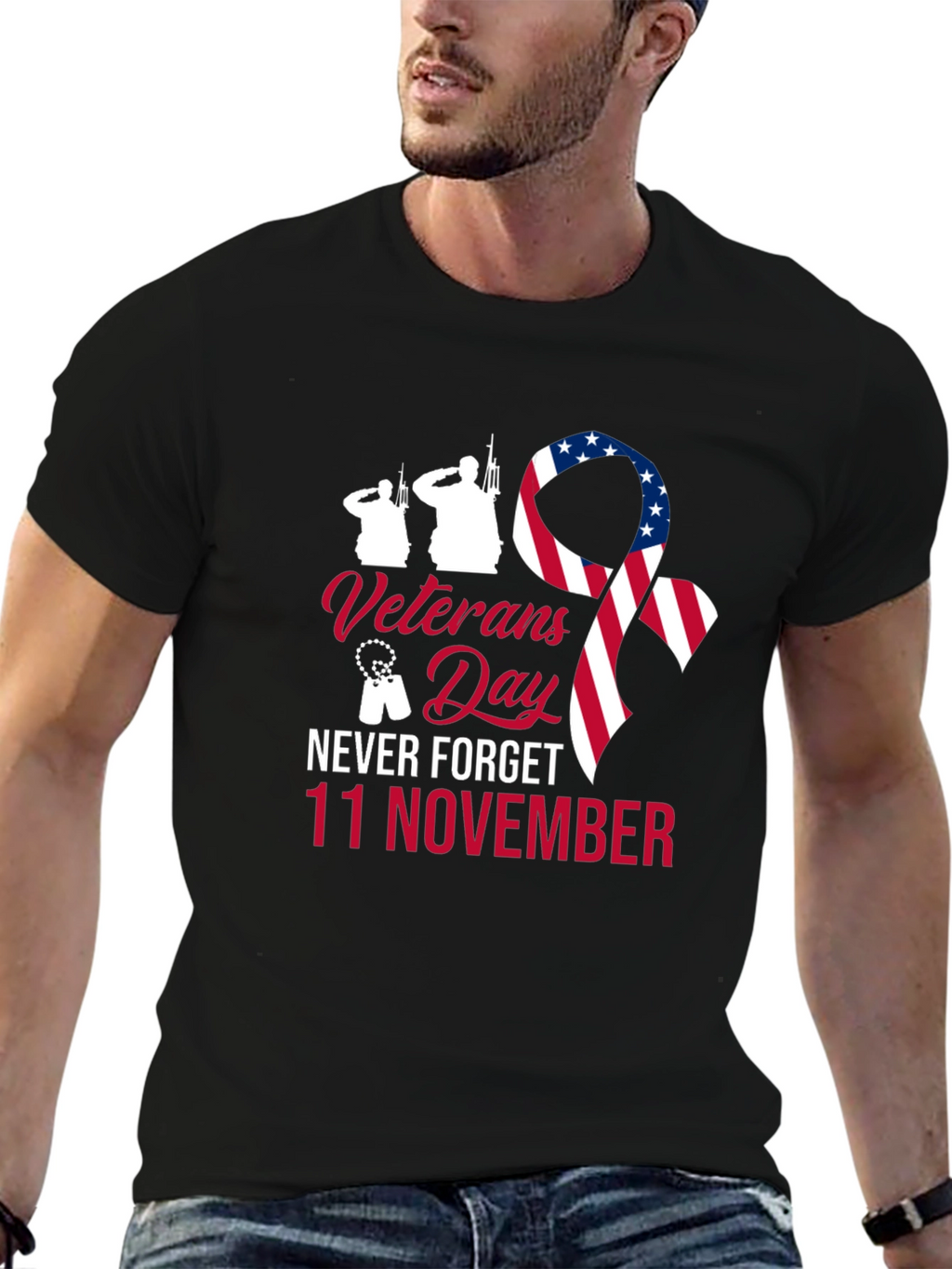 Veterans Day T-Shirt - Never Forget 11 November