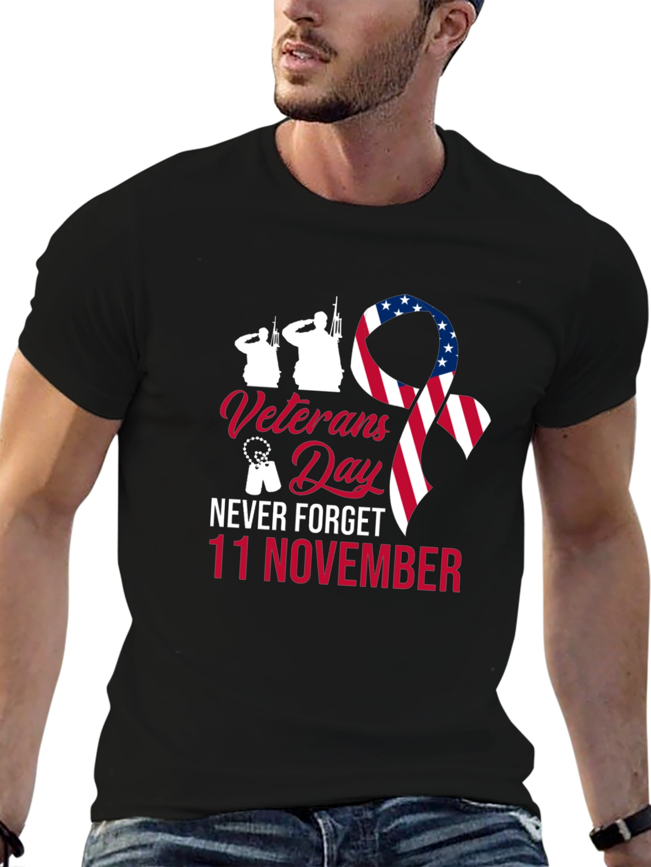 Veterans Day T-Shirt - Never Forget 11 November