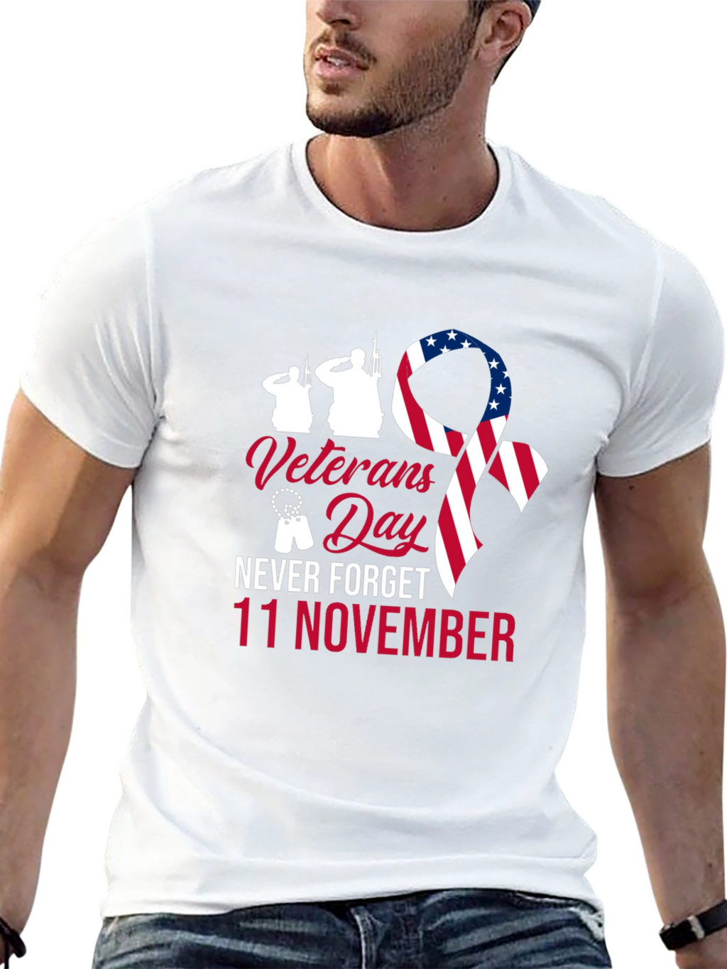 Veterans Day T-Shirt - Never Forget 11 November