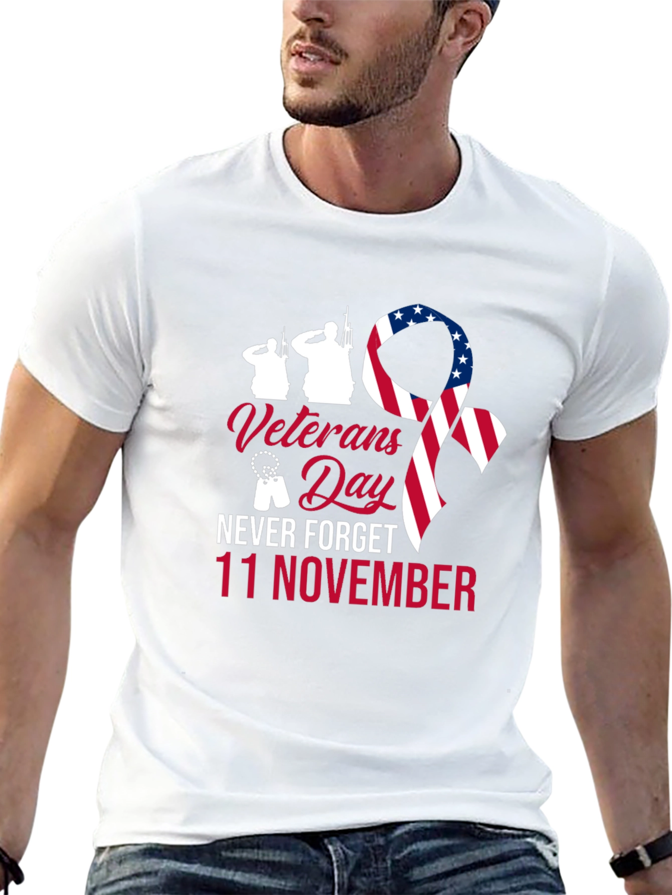 Veterans Day T-Shirt - Never Forget 11 November