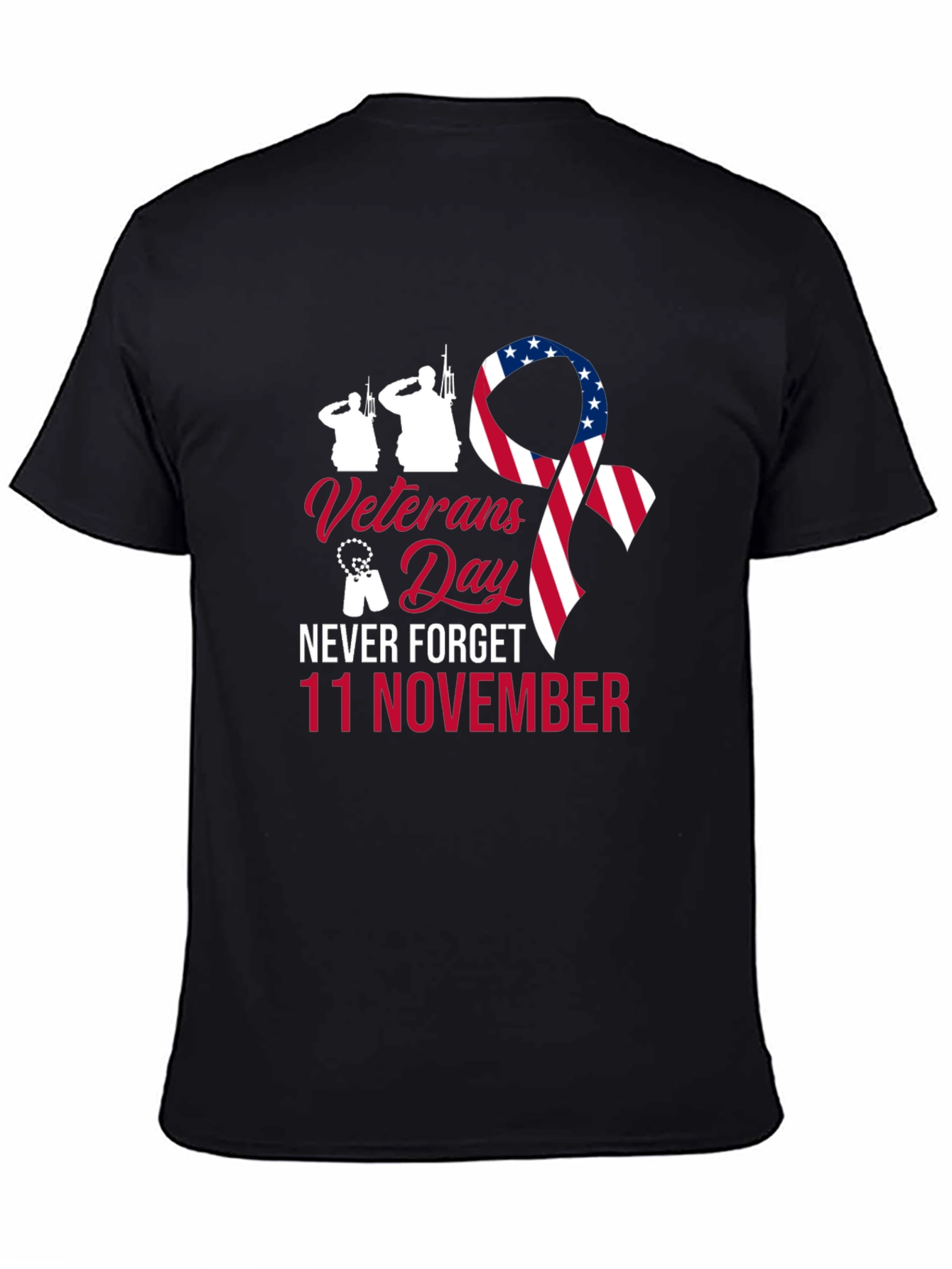 Veterans Day T-Shirt - Never Forget 11 November