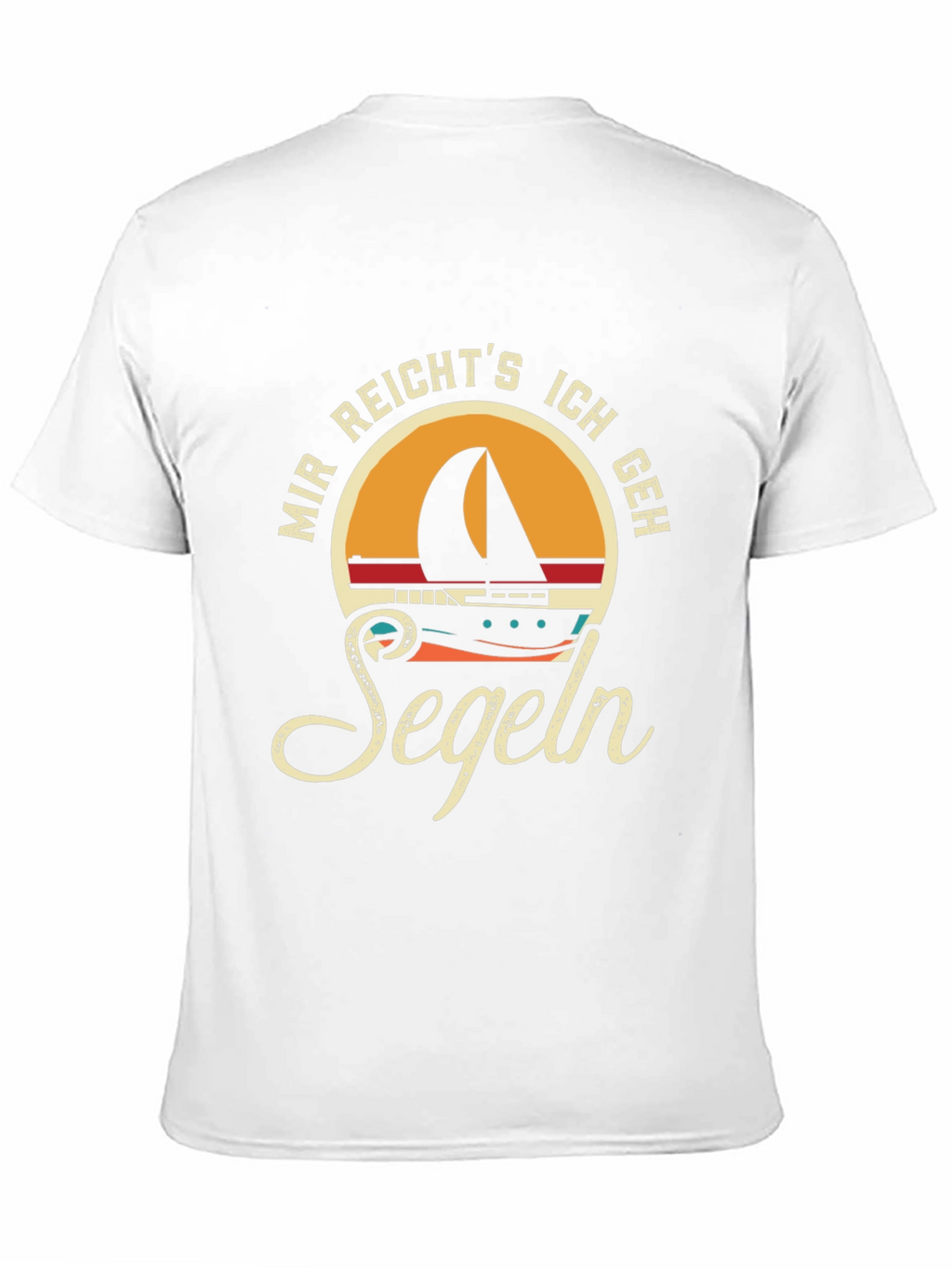 Sailboat Graphic T-Shirt - German Segeln Design