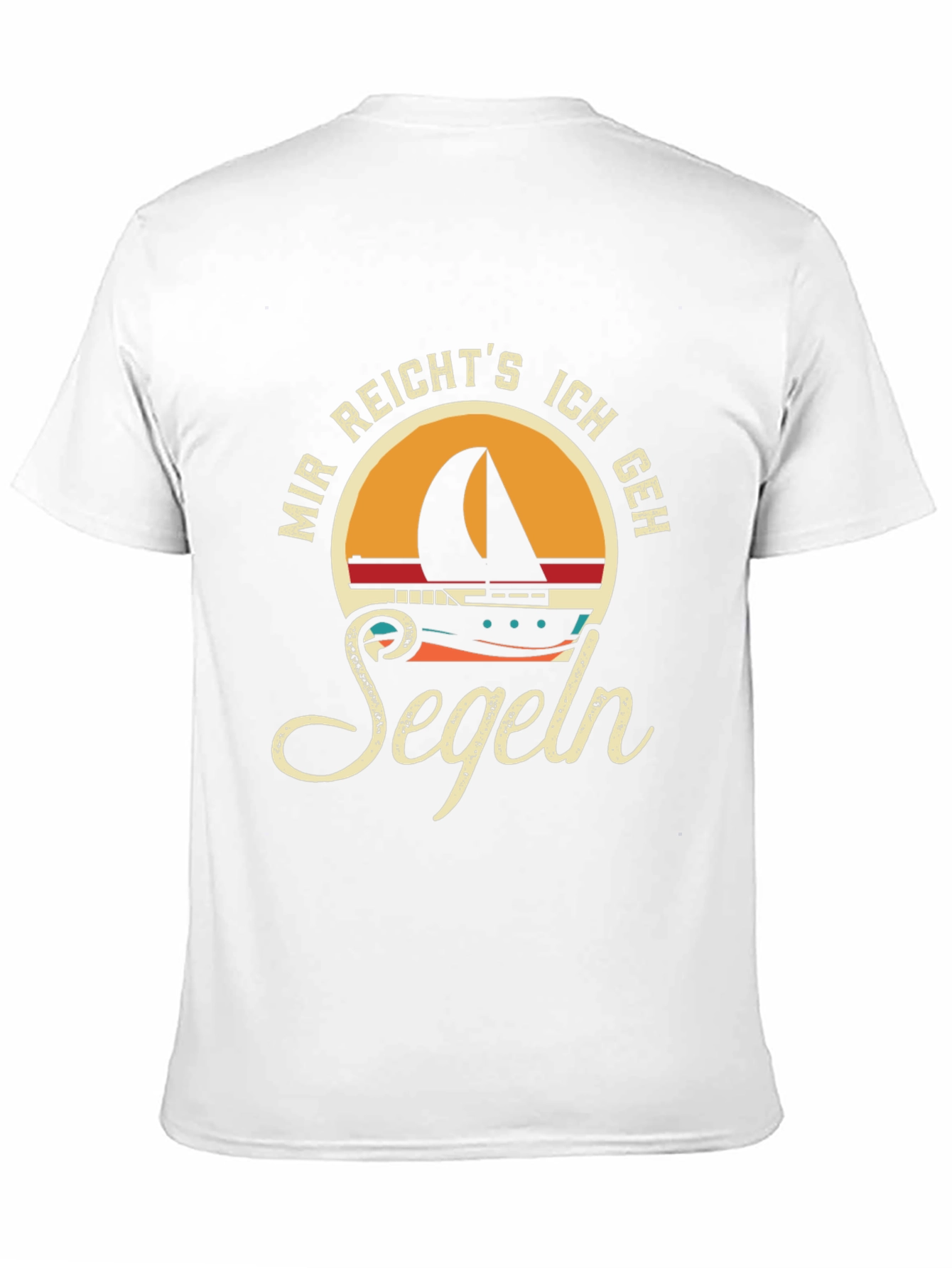 Sailboat Graphic T-Shirt - German Segeln Design