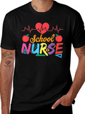 School Nurse Graphic T-Shirt