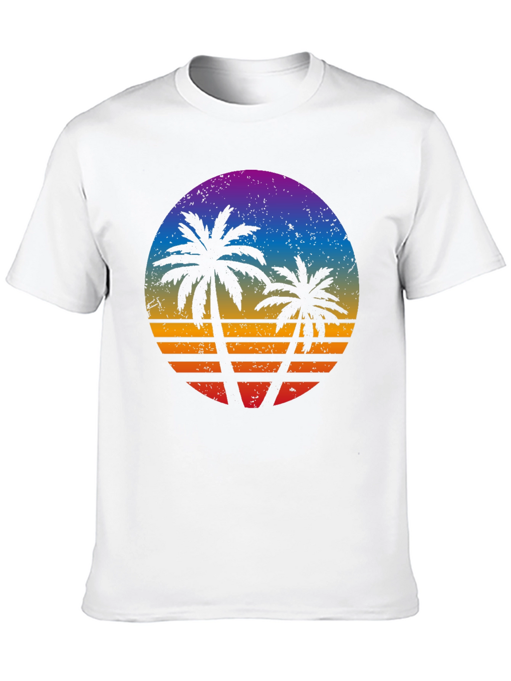 Retro Sunset Palm Tree T-Shirt