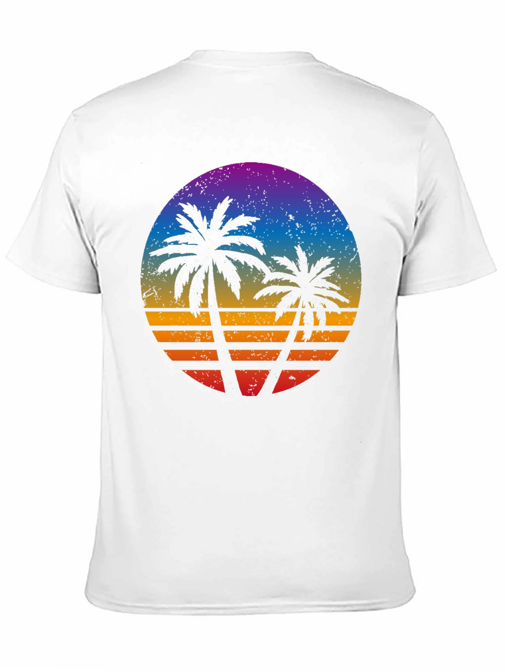 Retro Sunset Palm Tree T-Shirt