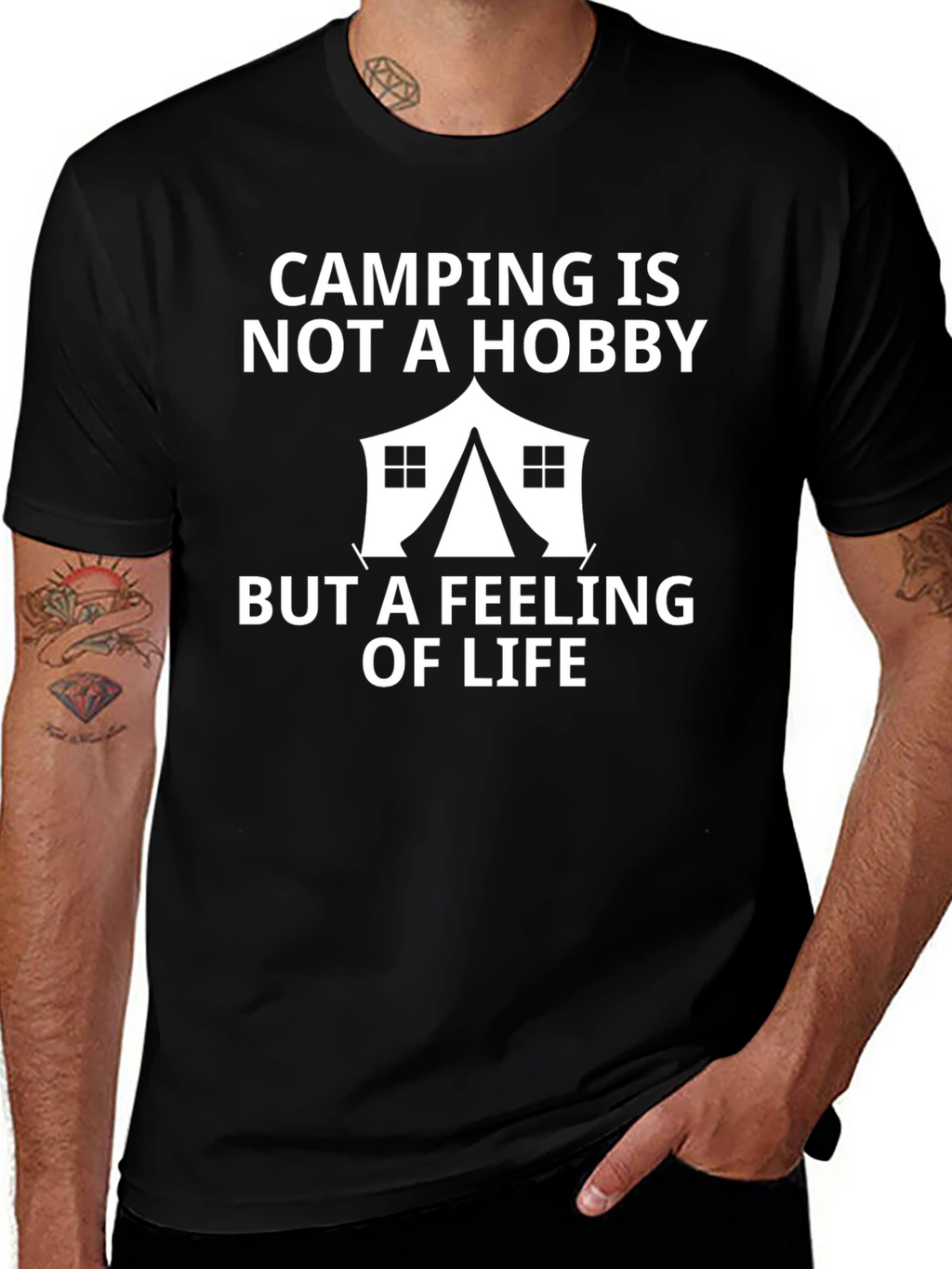 Camping Is A Feeling Of Life T-Shirt