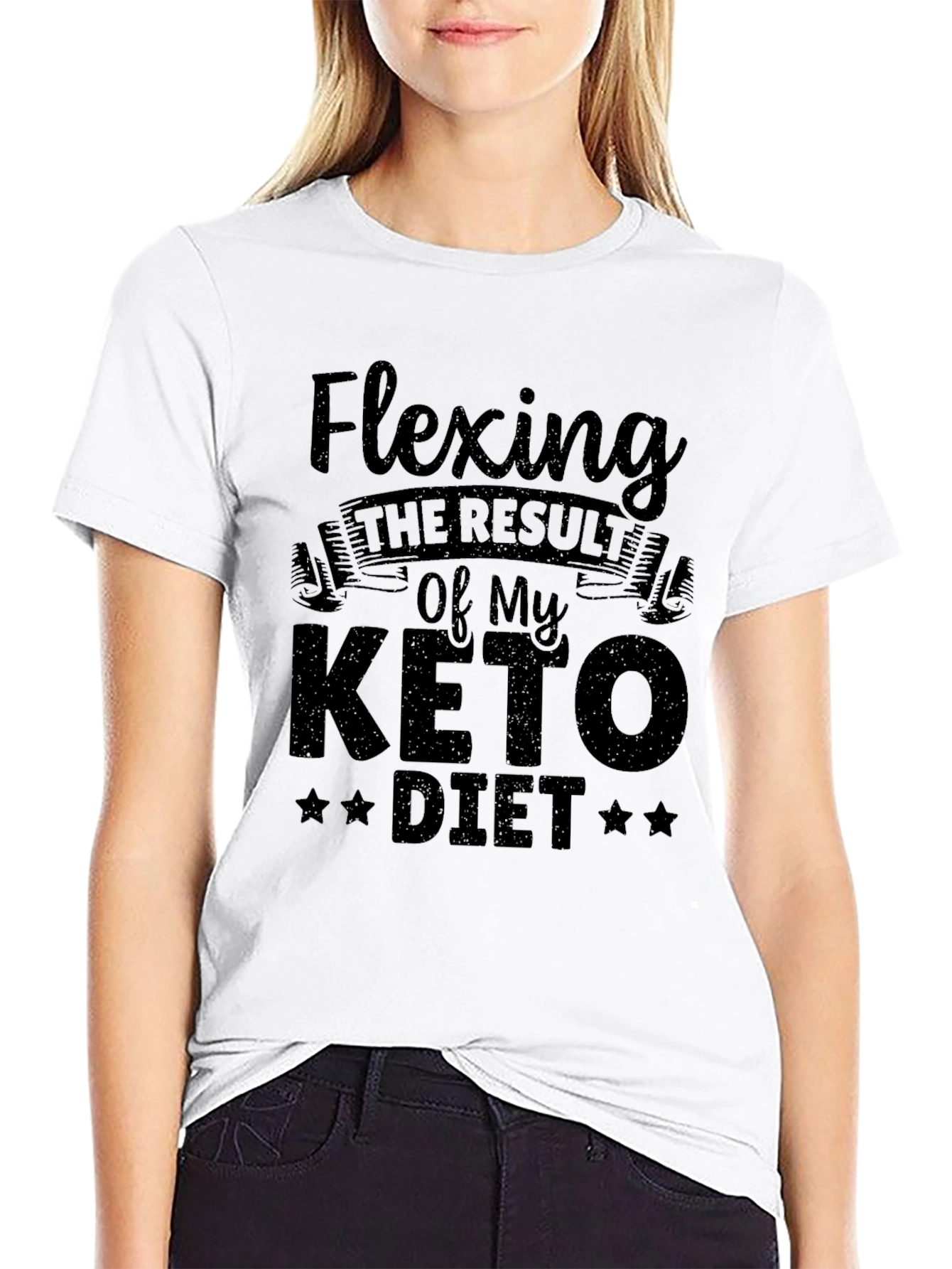 Flexing Keto Diet T-Shirt