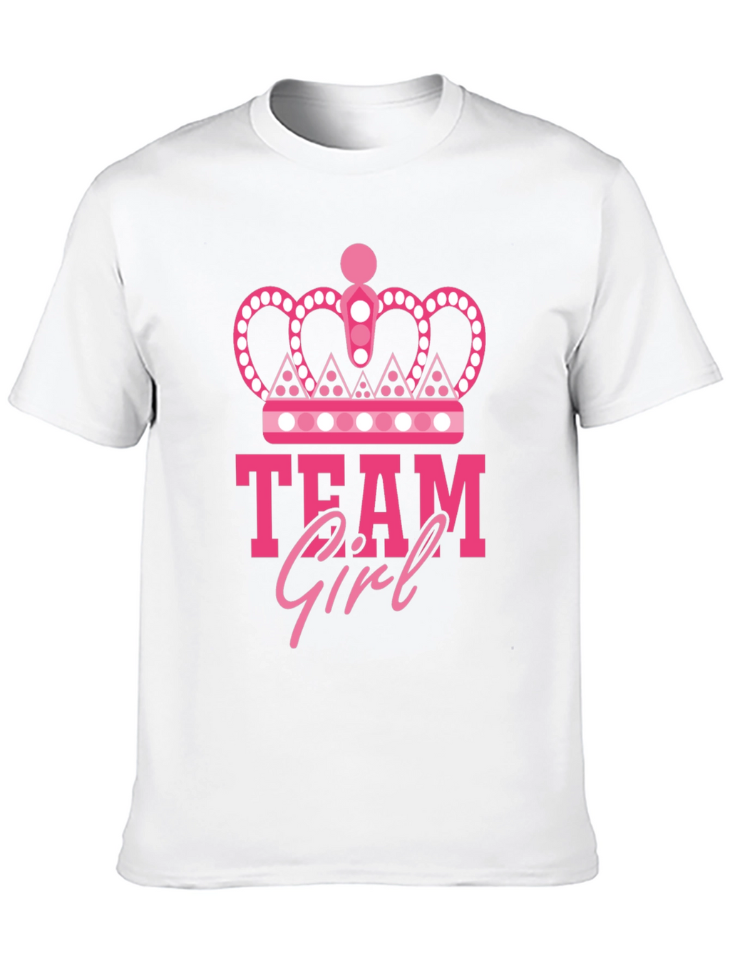 Team Girl Graphic Tee - Baby Shower Gender Reveal
