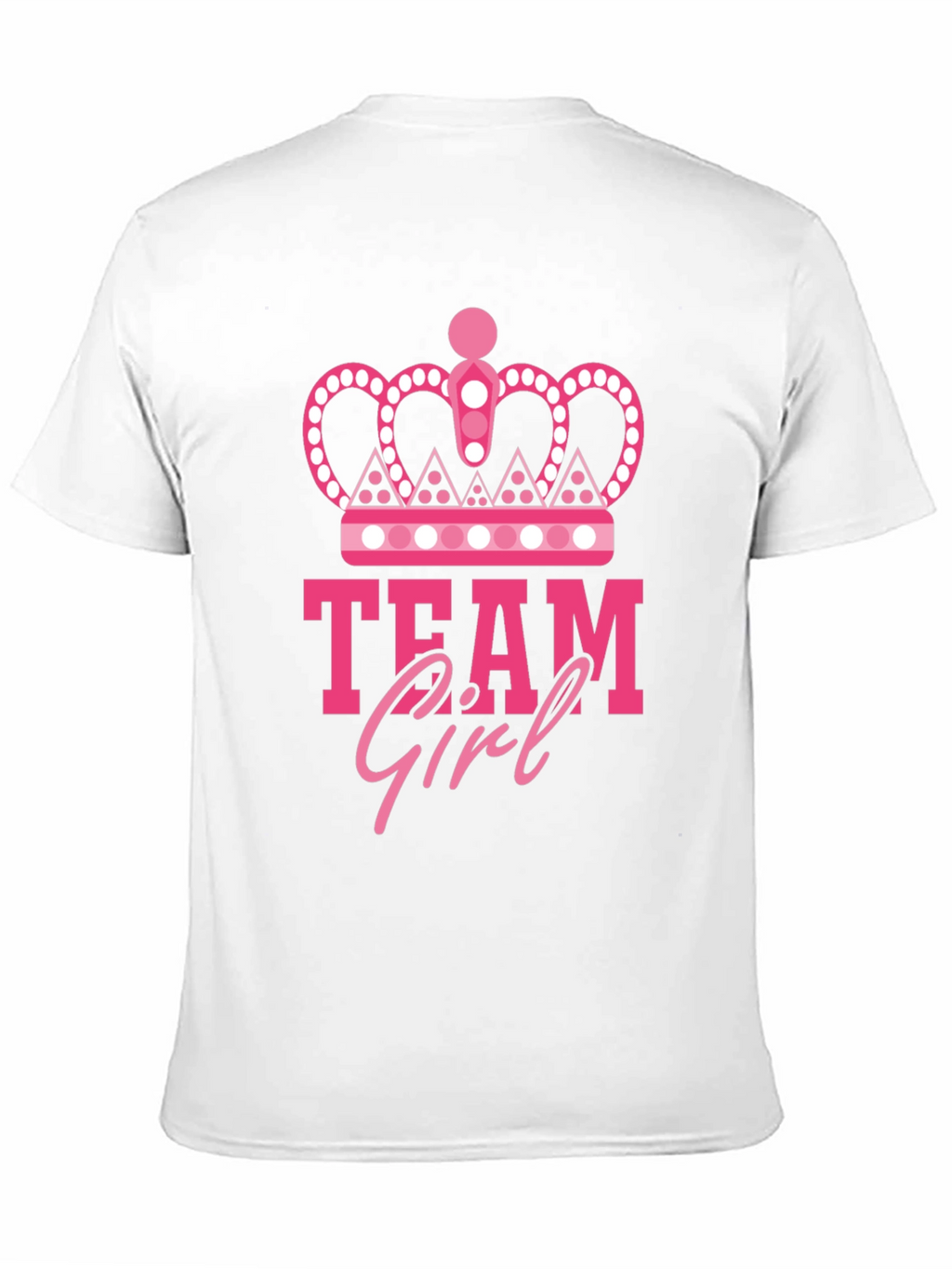 Team Girl Graphic Tee - Baby Shower Gender Reveal