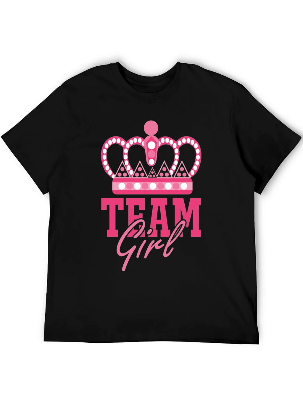 Team Girl Graphic Tee - Baby Shower Gender Reveal