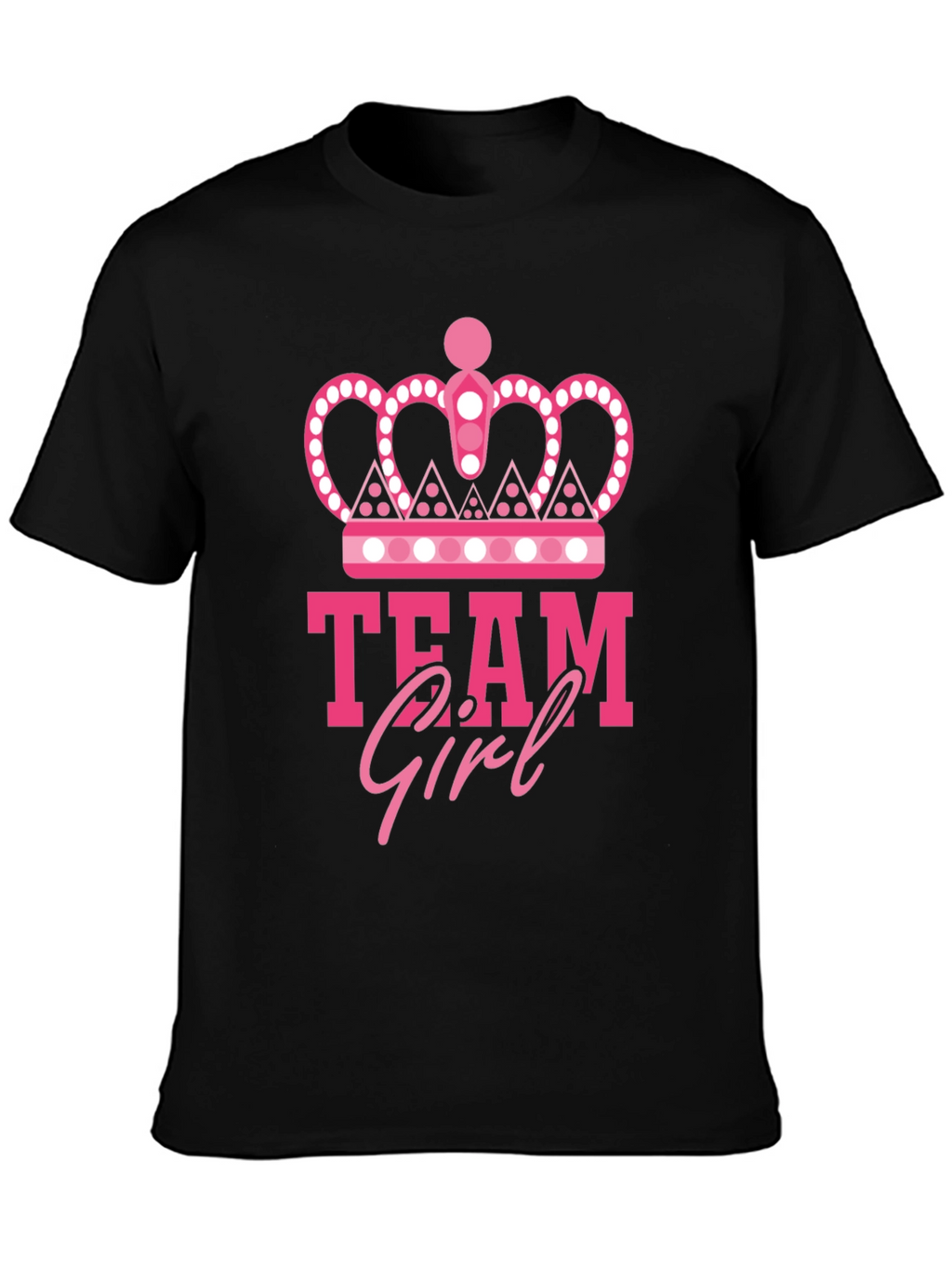 Team Girl Graphic Tee - Baby Shower Gender Reveal
