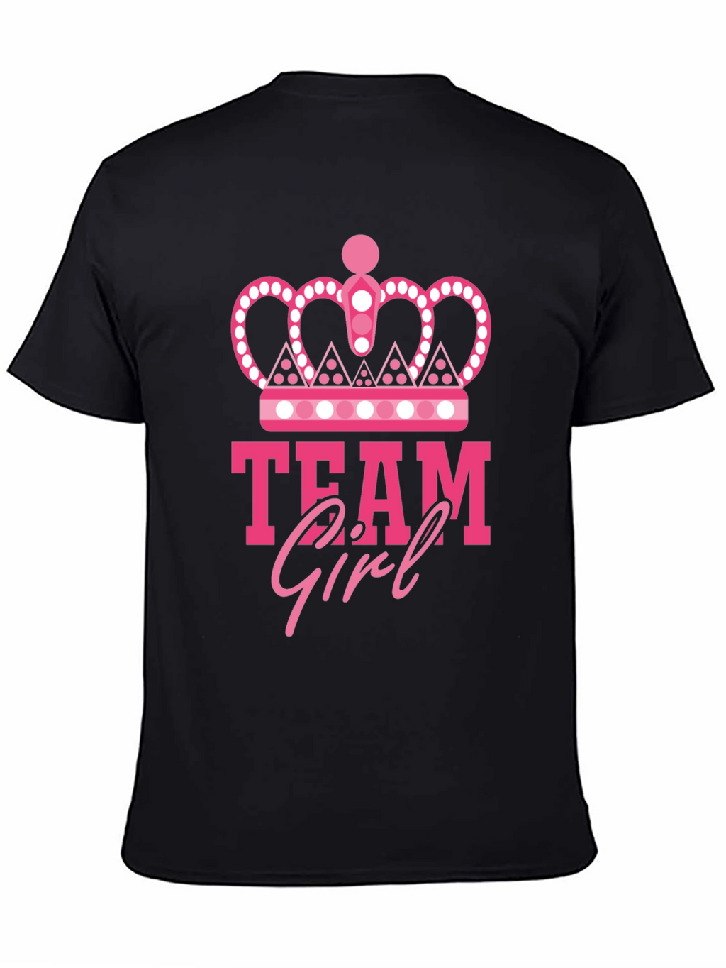 Team Girl Graphic Tee - Baby Shower Gender Reveal