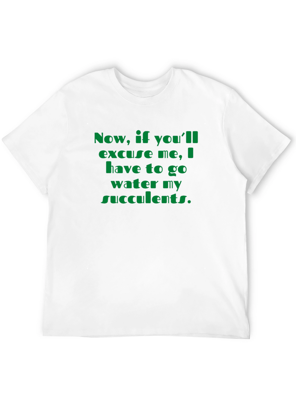 Succulent Watering T-Shirt - Funny Plant Lover Tee