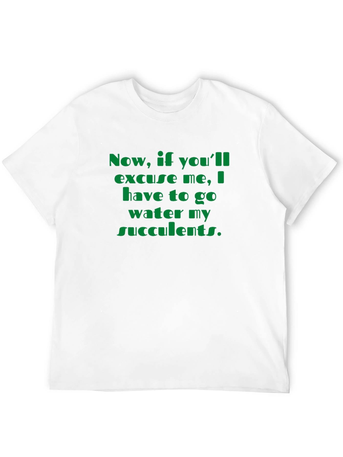Succulent Watering T-Shirt - Funny Plant Lover Tee