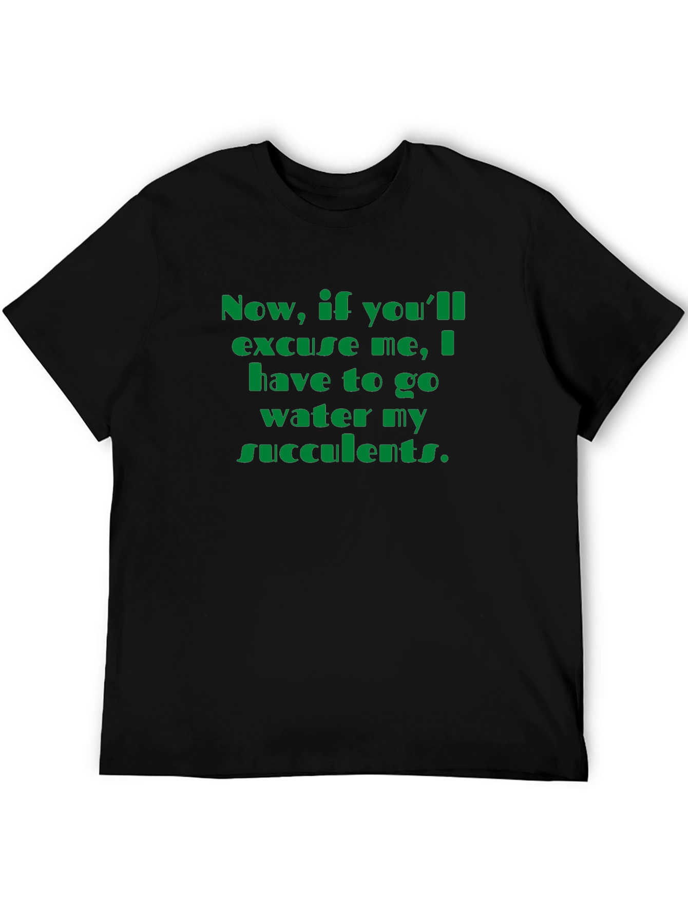 Succulent Watering T-Shirt - Funny Plant Lover Tee