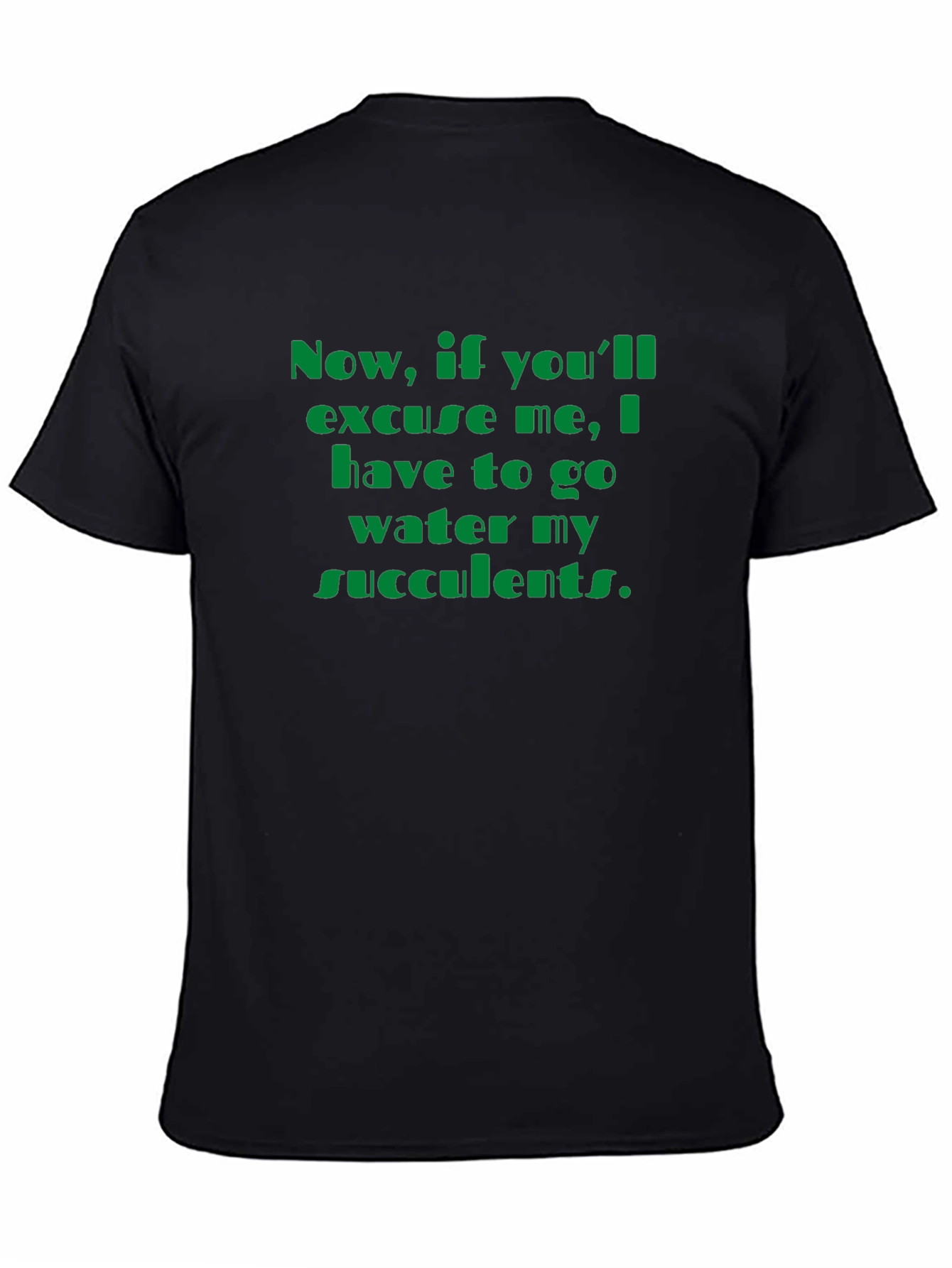 Succulent Watering T-Shirt - Funny Plant Lover Tee