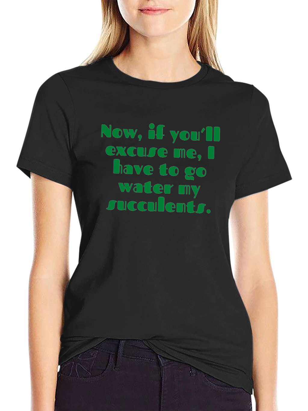 Succulent Watering T-Shirt - Funny Plant Lover Tee