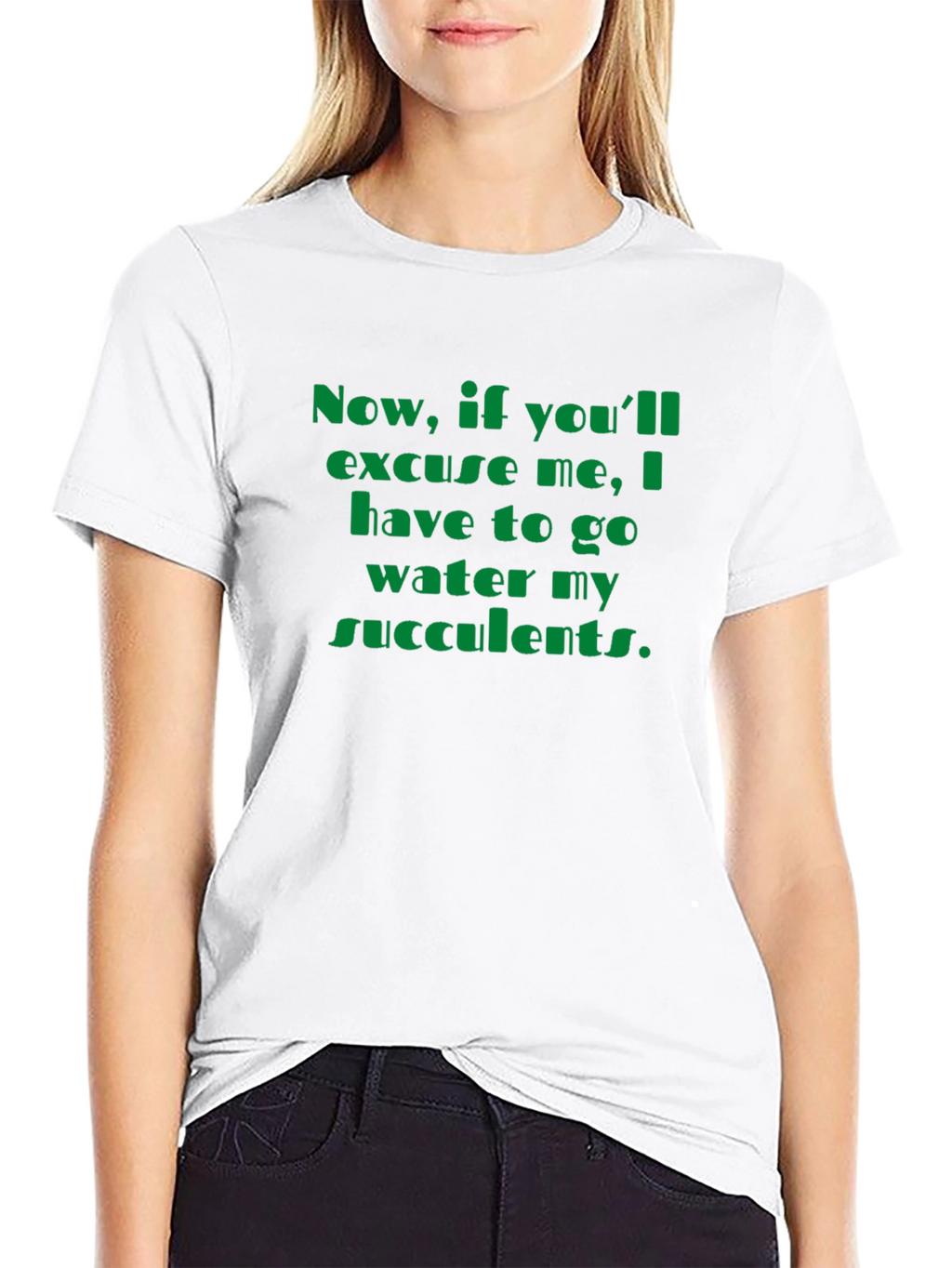 Succulent Watering T-Shirt - Funny Plant Lover Tee