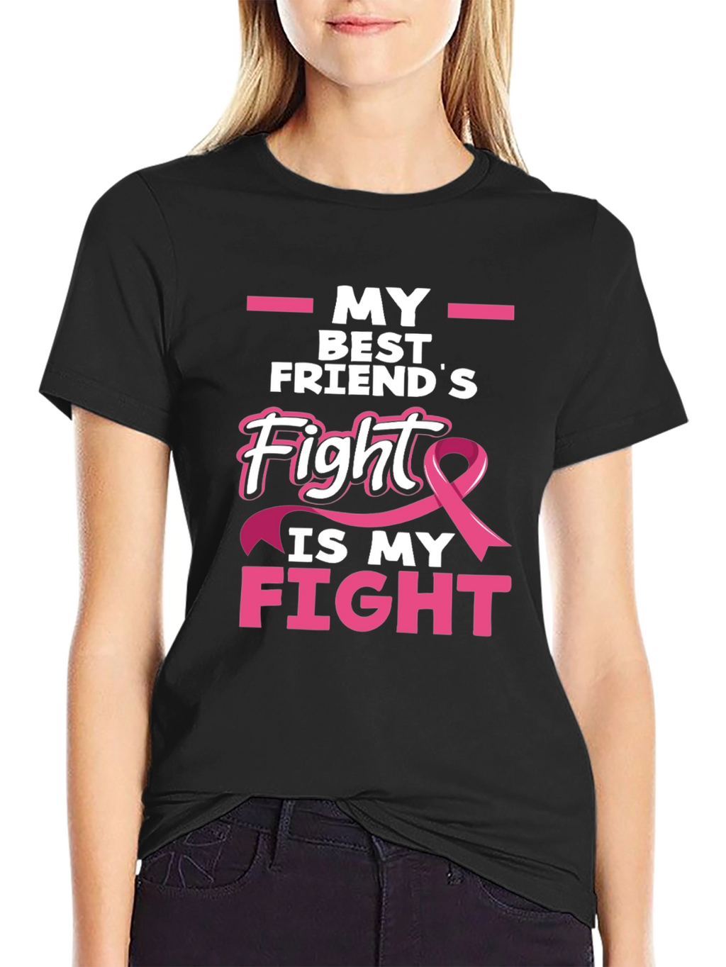 Breast Cancer Awareness T-Shirt - My Best Friends Fight