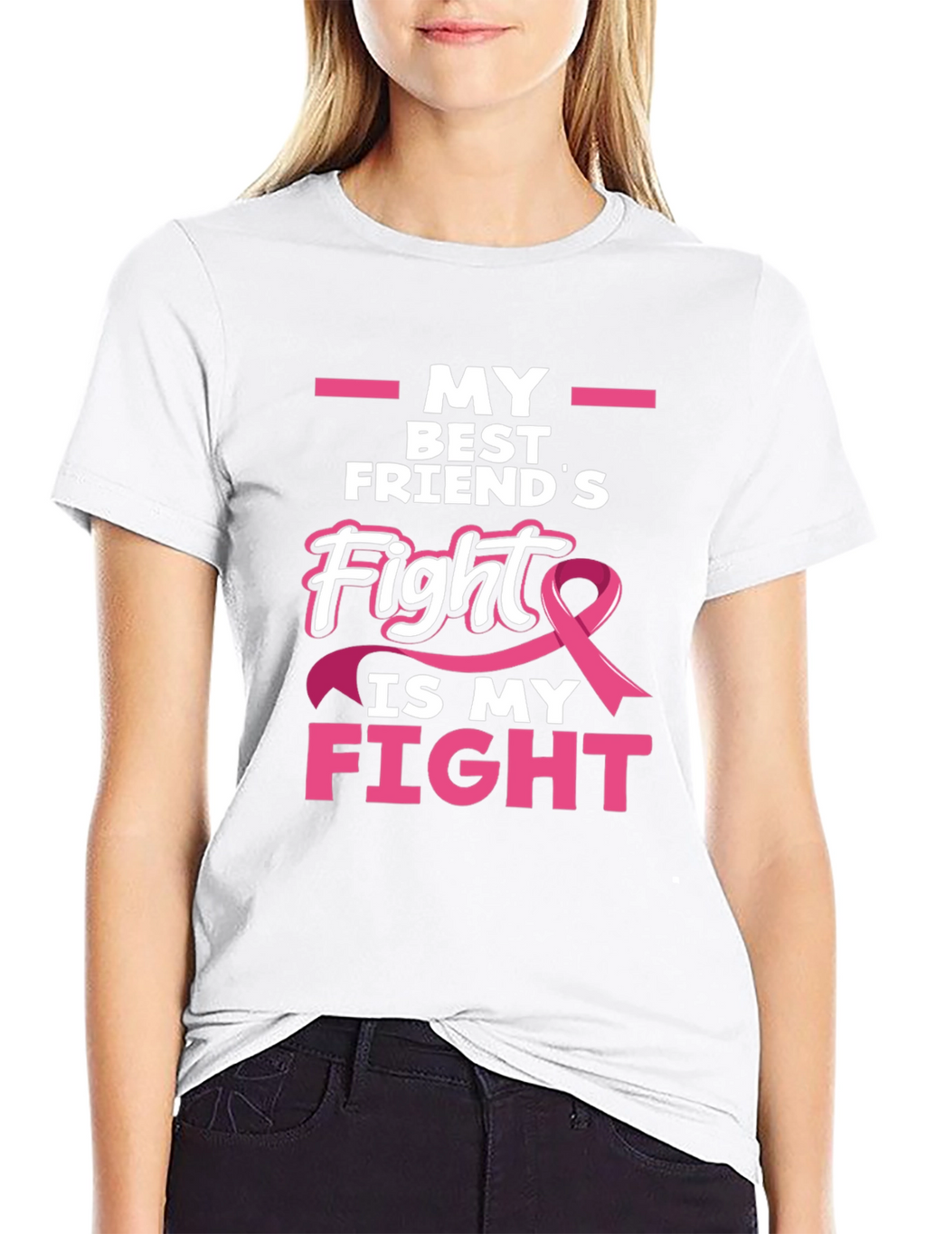 Breast Cancer Awareness T-Shirt - My Best Friends Fight
