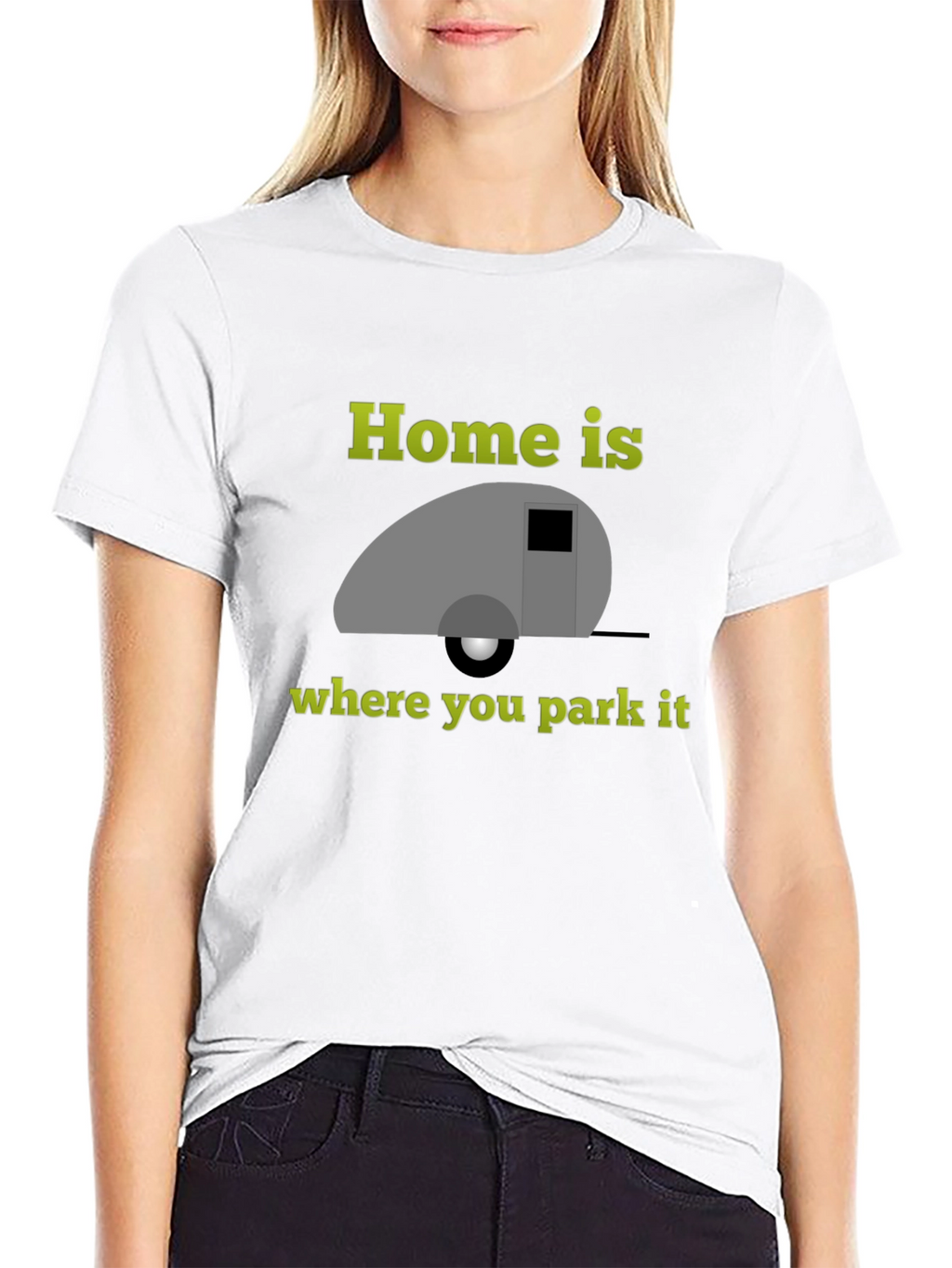 Home Is Where You Park It Camping T-Shirt