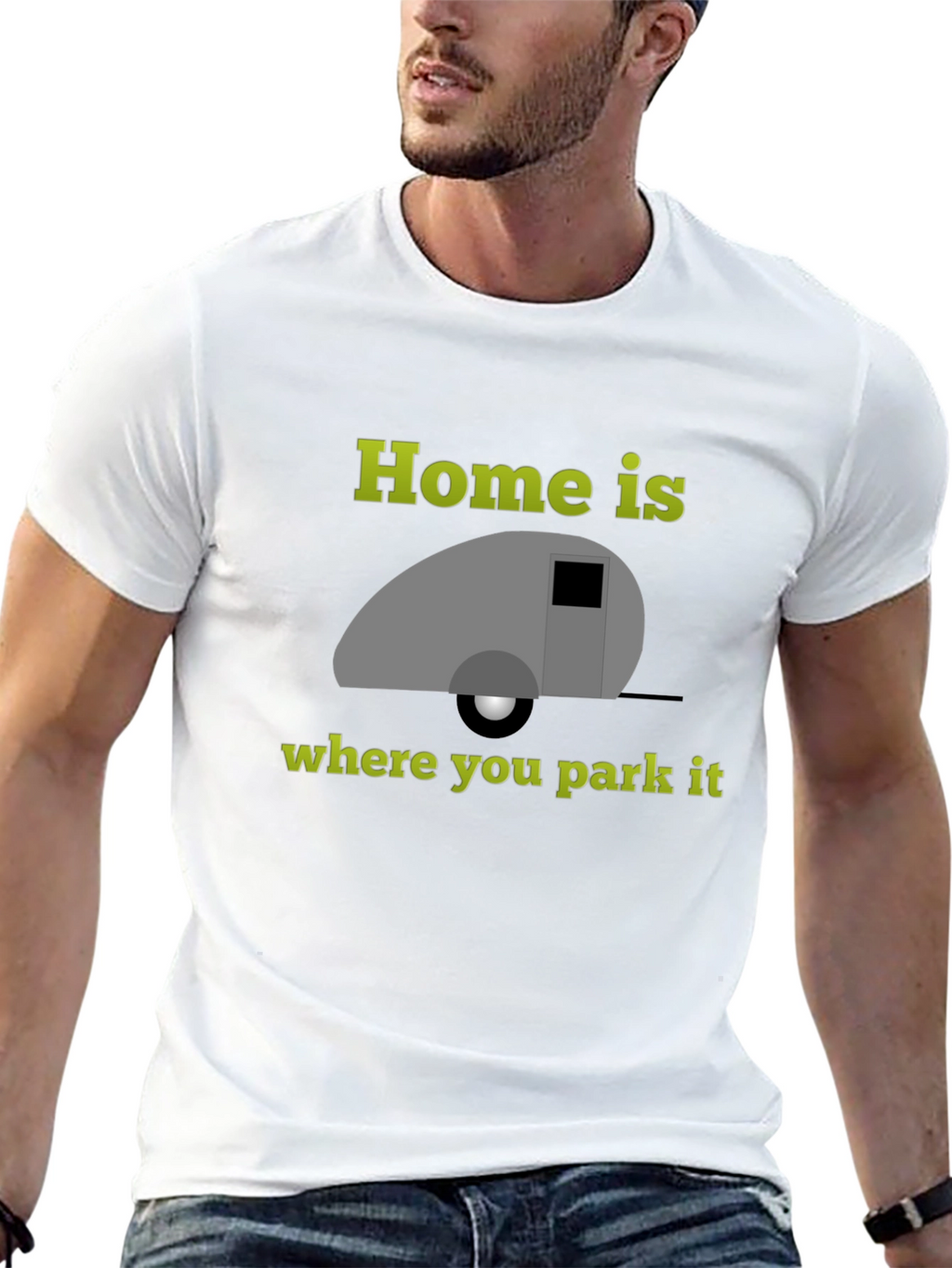 Home Is Where You Park It Camping T-Shirt