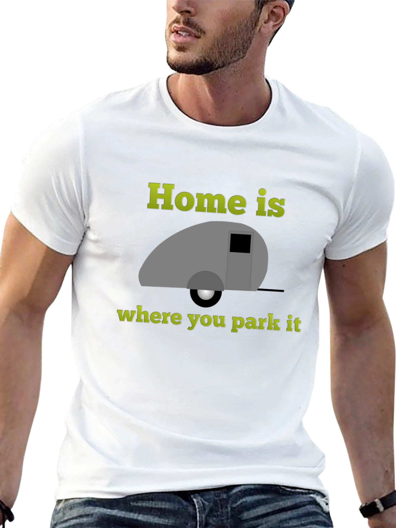 Home Is Where You Park It Camping T-Shirt