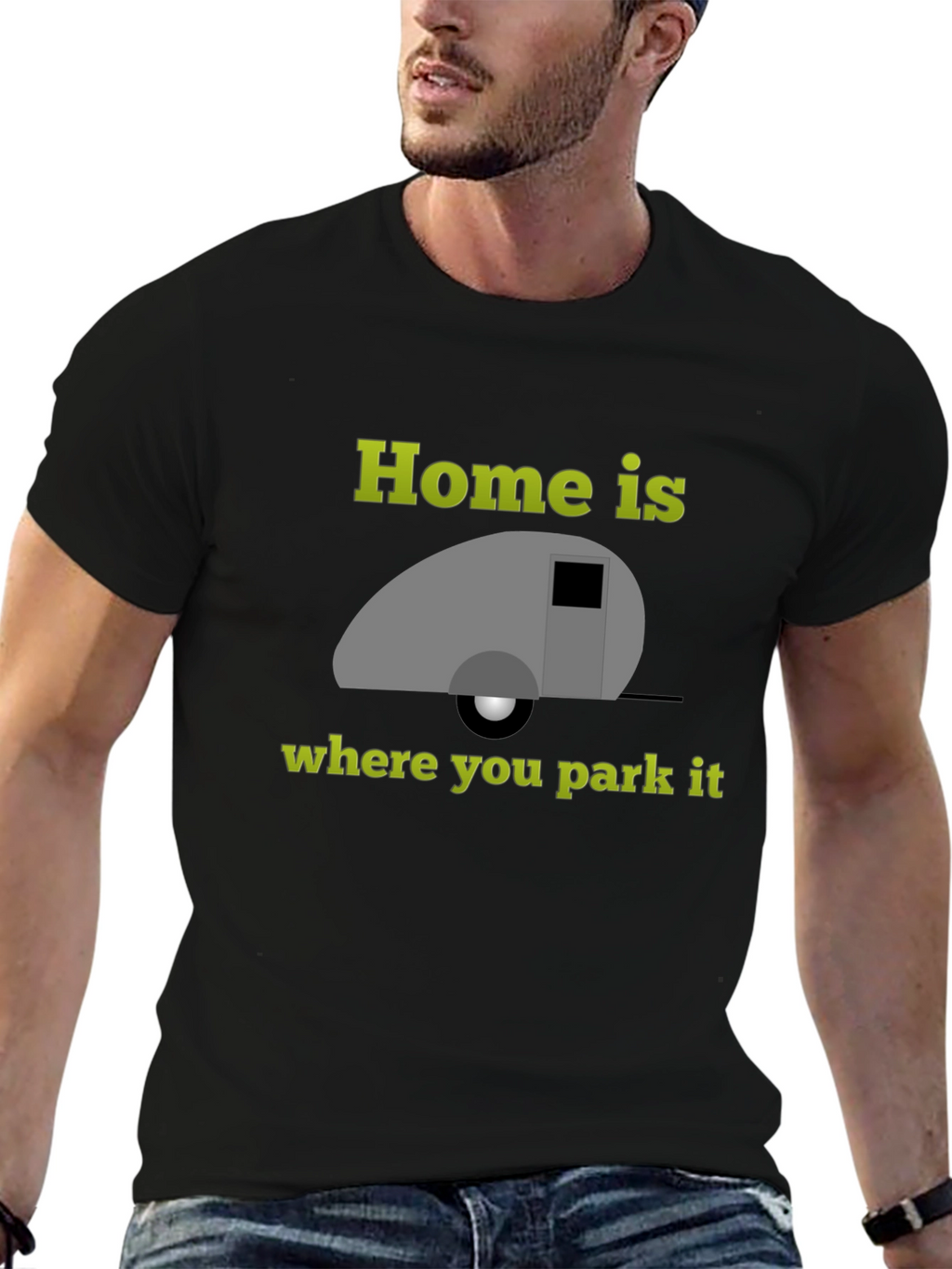 Home Is Where You Park It Camping T-Shirt