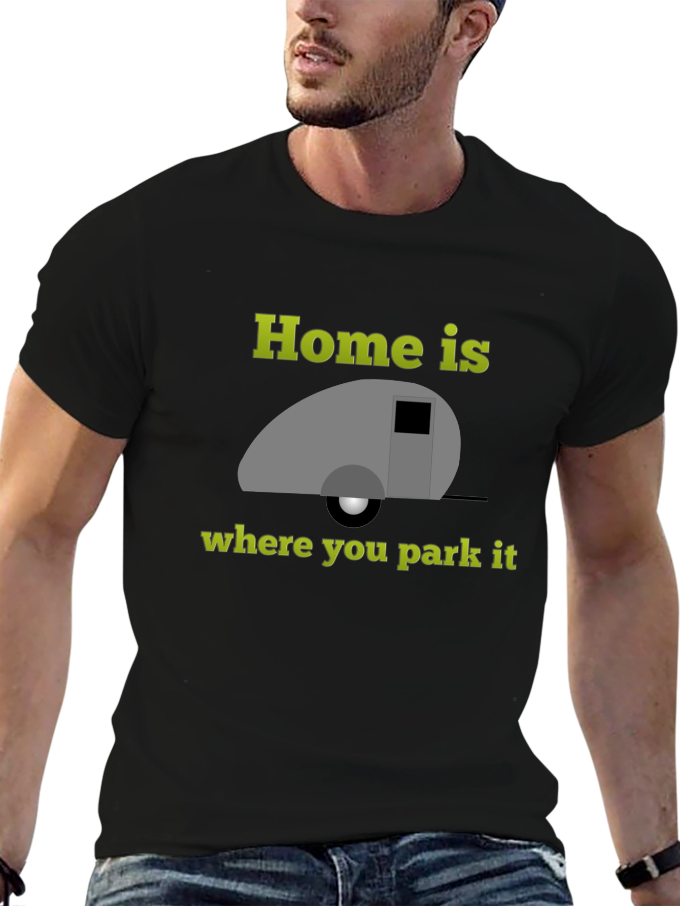Home Is Where You Park It Camping T-Shirt