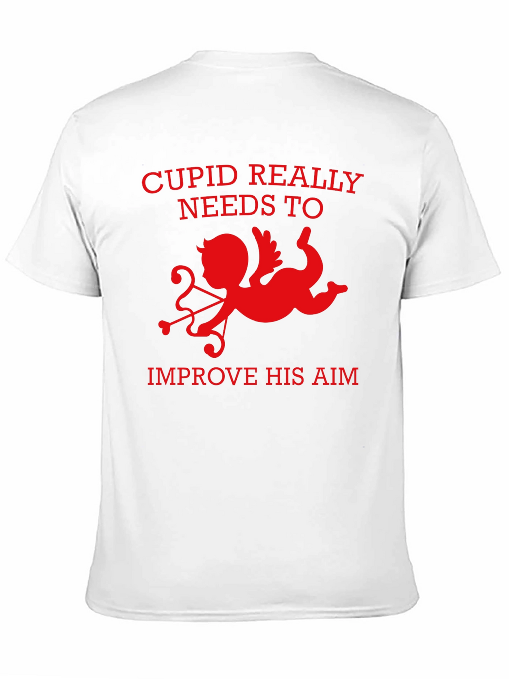 Cupid Aim Funny Valentines Day T-Shirt