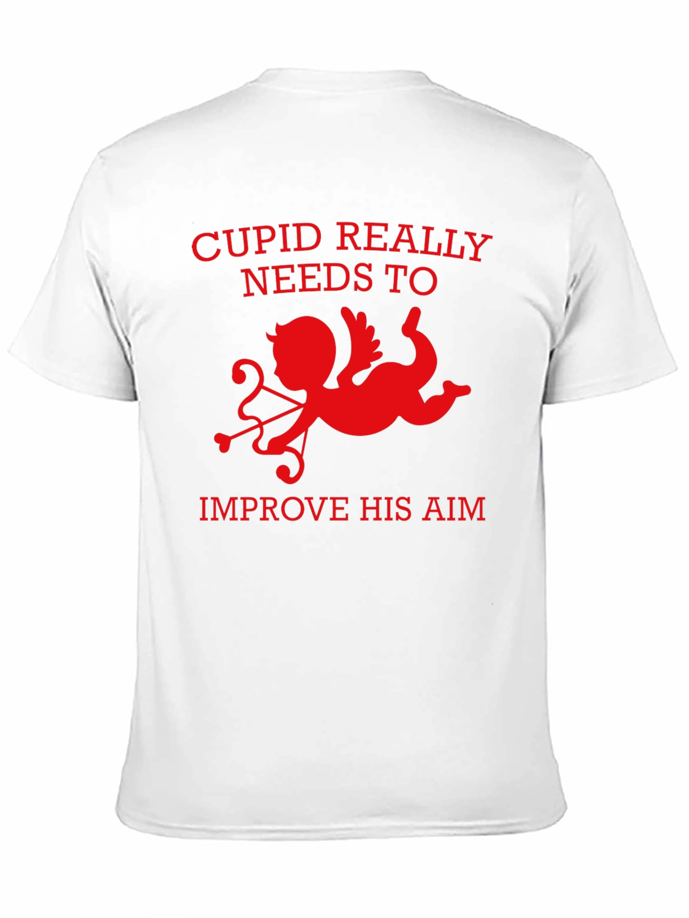Cupid Aim Funny Valentines Day T-Shirt
