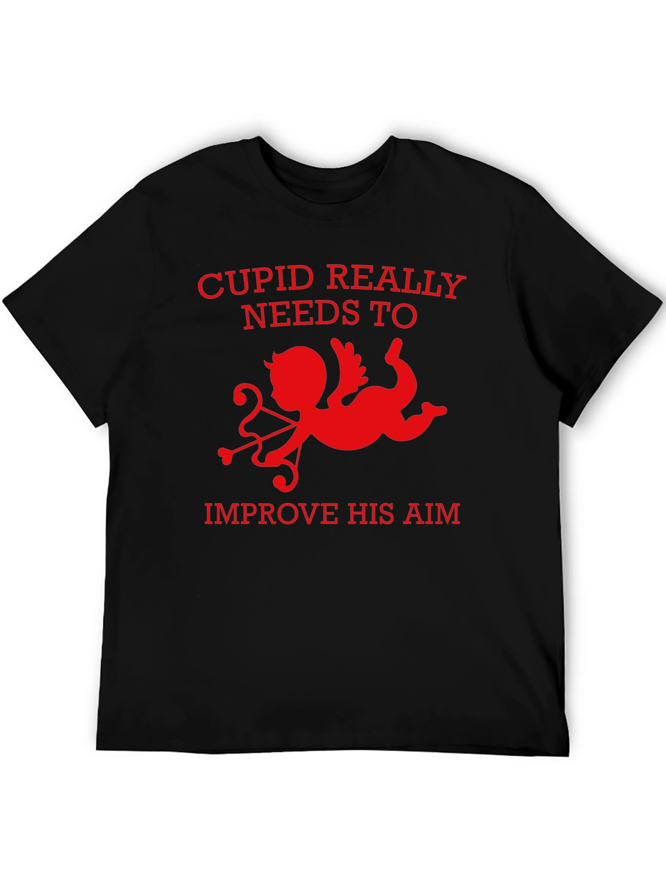 Cupid Aim Funny Valentines Day T-Shirt
