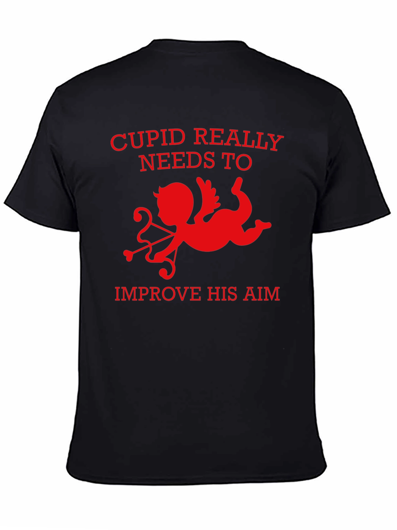 Cupid Aim Funny Valentines Day T-Shirt